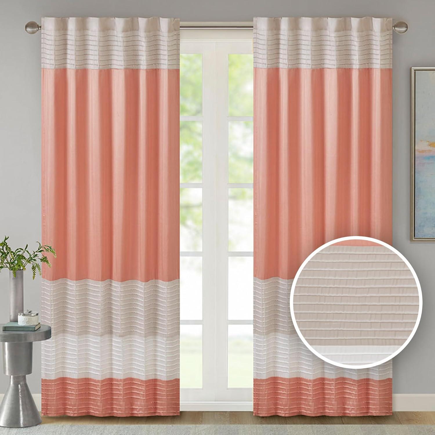 Amherst Polyoni Pintuck Curtain Panel