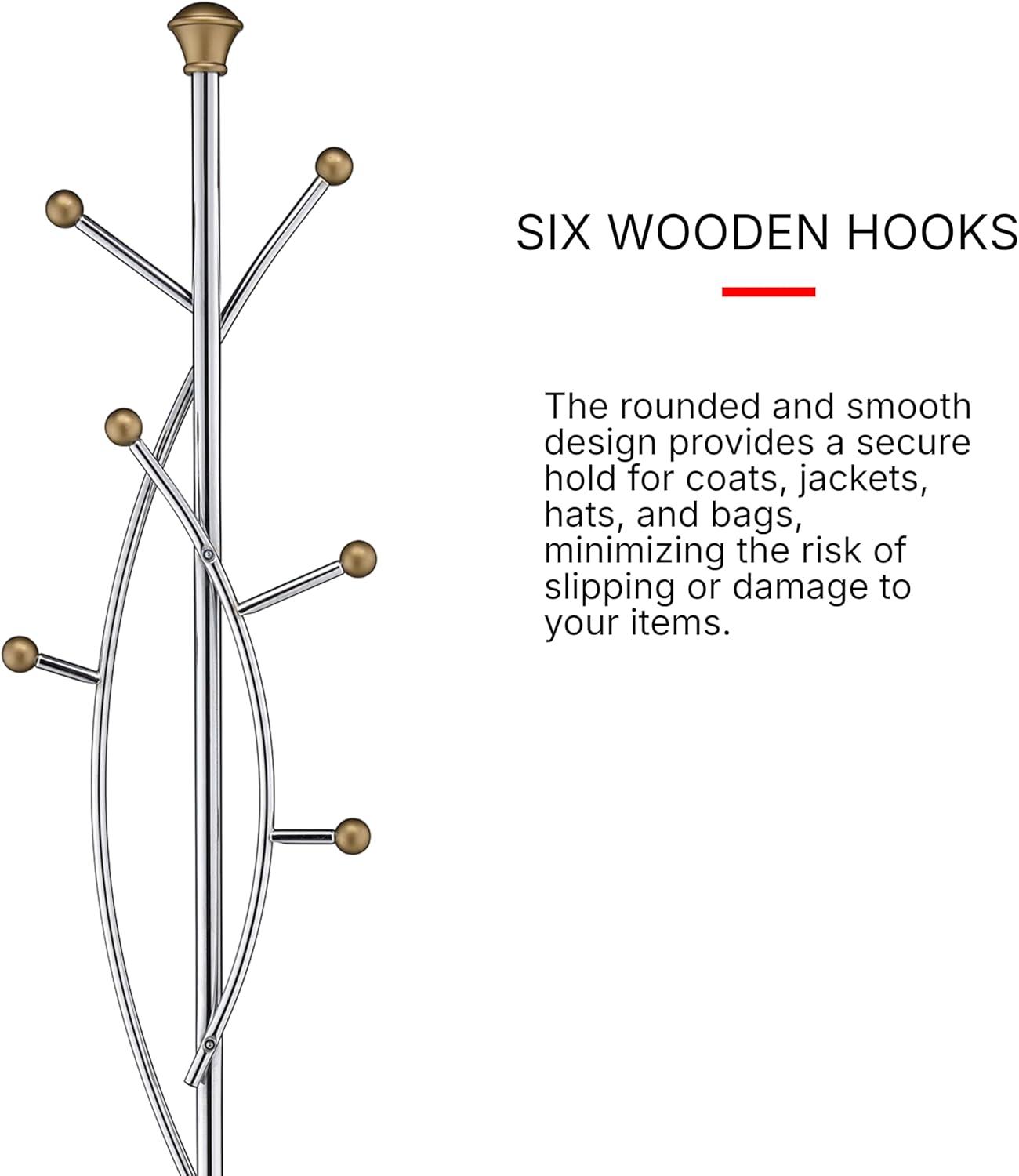 6 - Hook Coat Rack