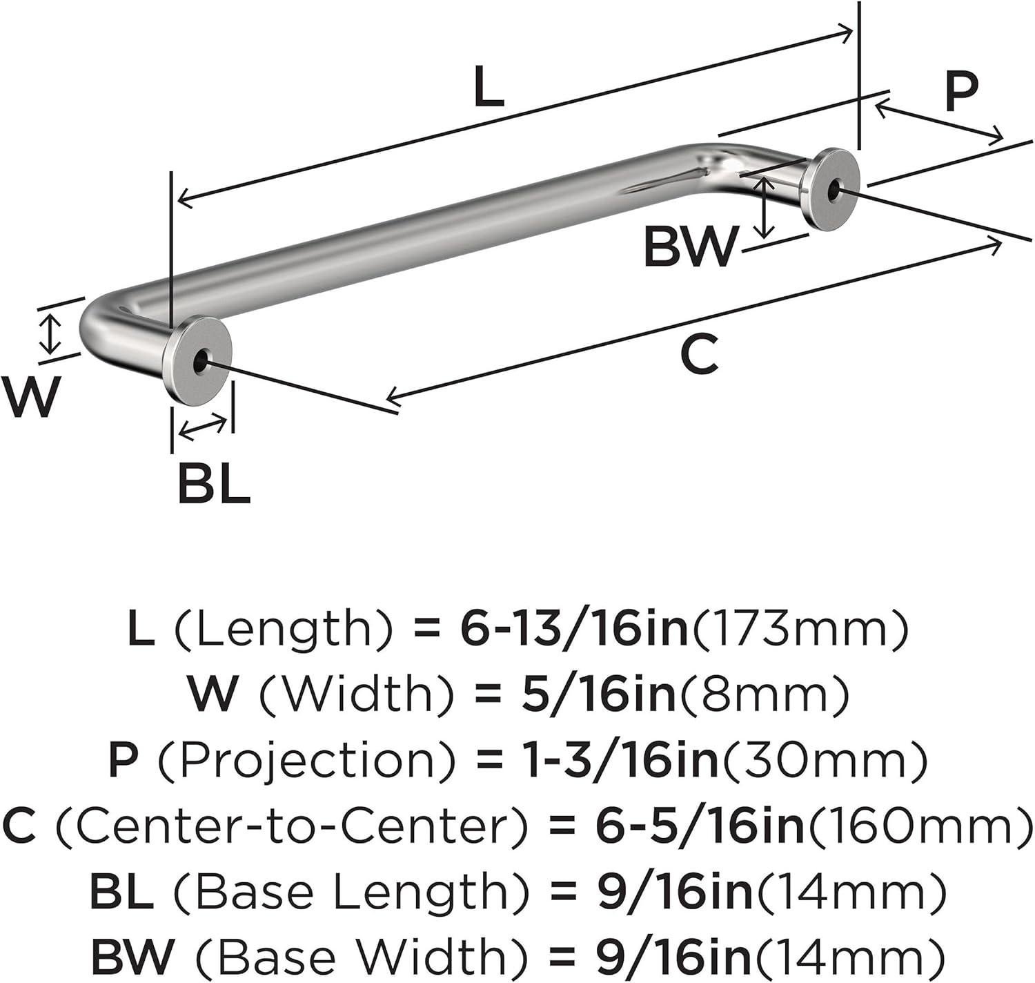 Factor 6-5/16 in (160 mm) Center-to-Center Cabinet Pull