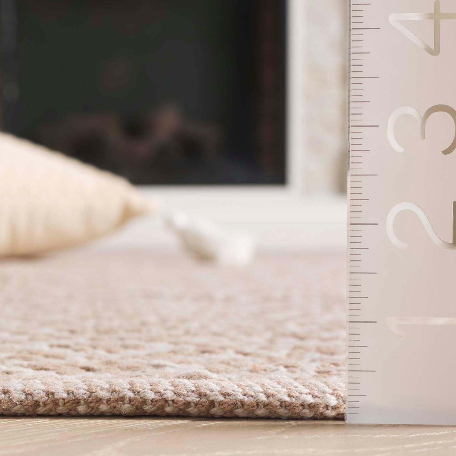 Montauk MTK716 Hand Woven Indoor Area Rug - Ivory/Light Blue - 8'x10' - Safavieh