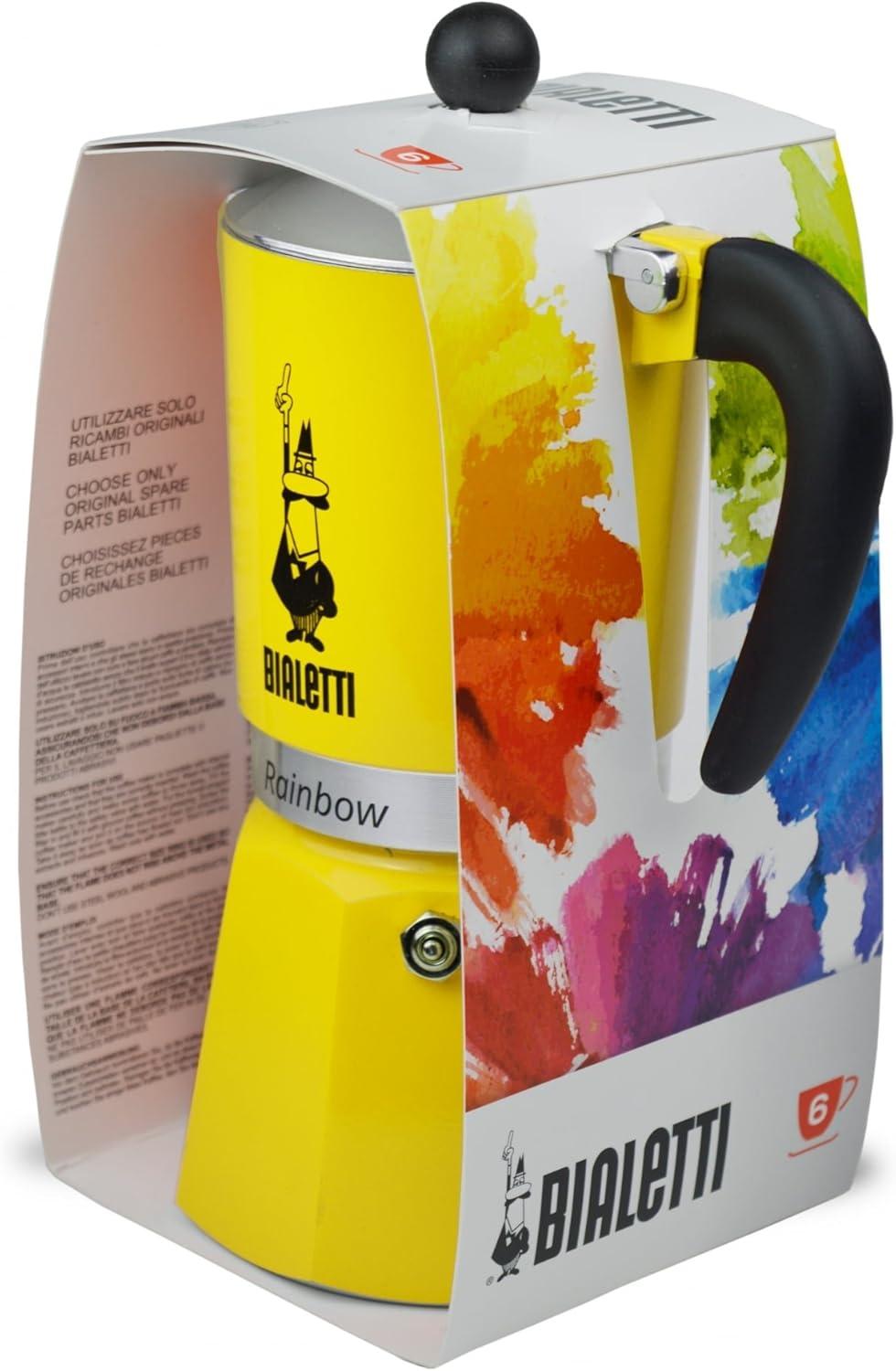 Bialetti 4973 Rainbow Espresso Maker, Green, 30 x 20 x 15 cm