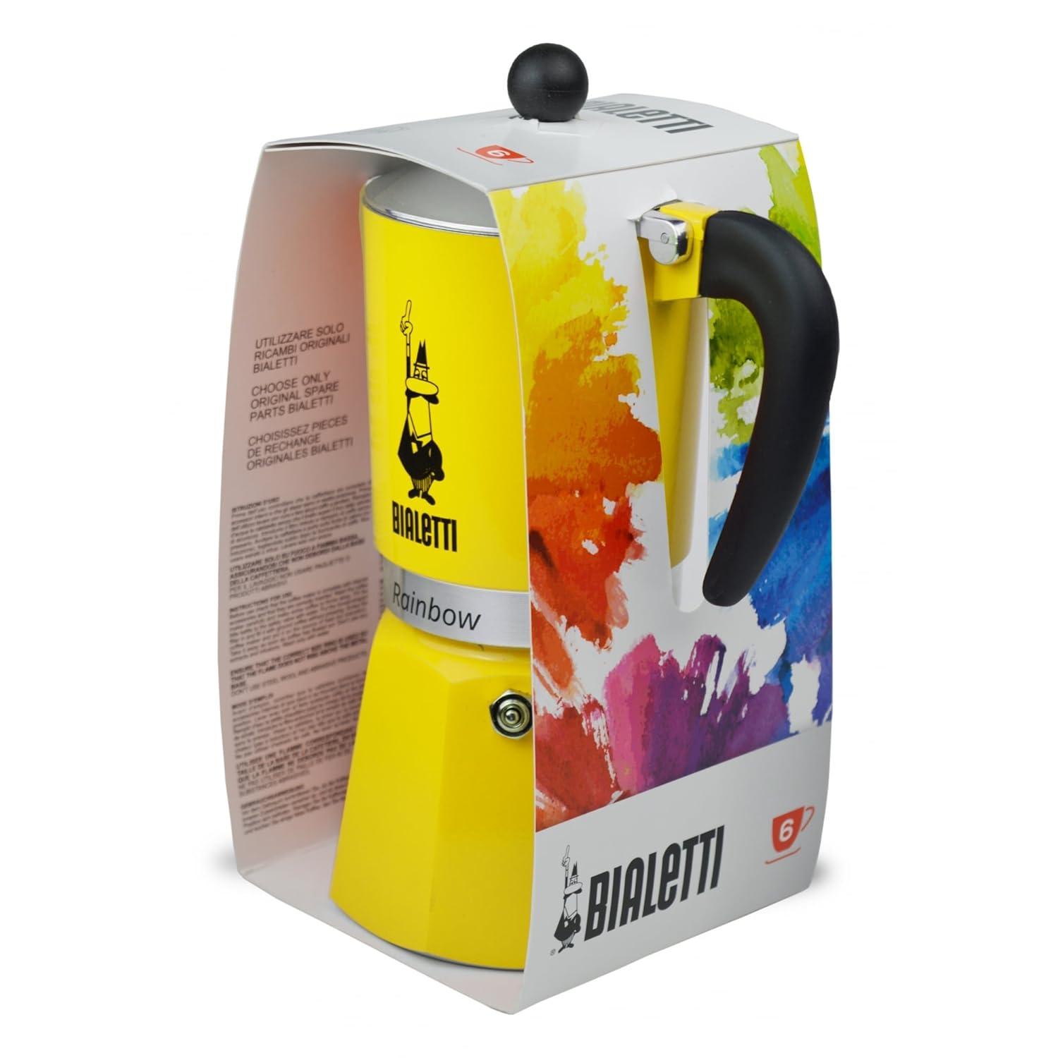 Bialetti 4973 Rainbow Espresso Maker, Green, 30 x 20 x 15 cm