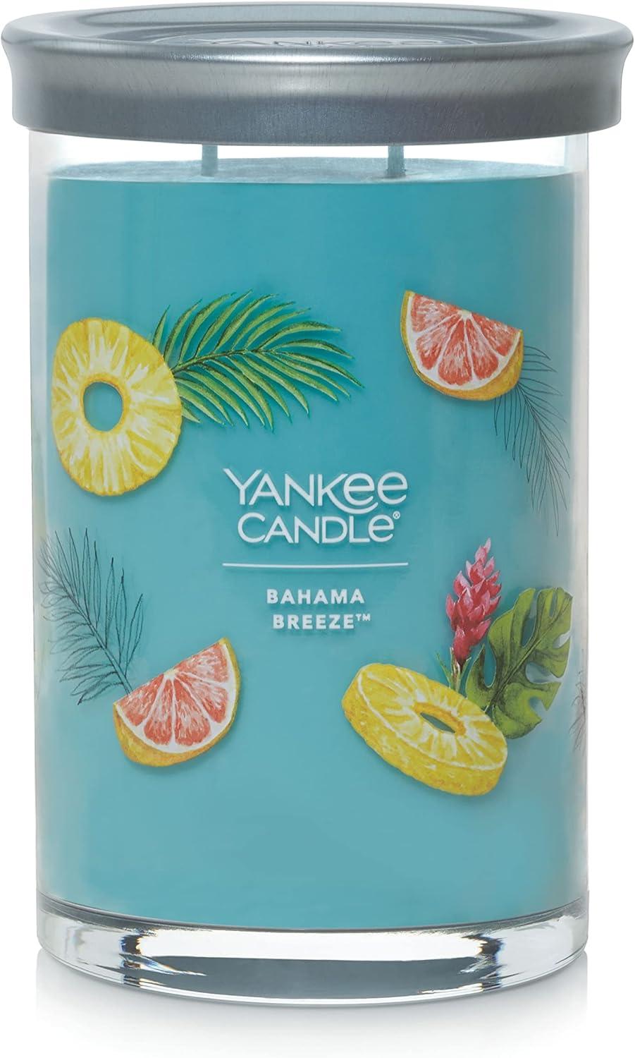 Bahama Breeze Blue Soy Large Tumbler Candle