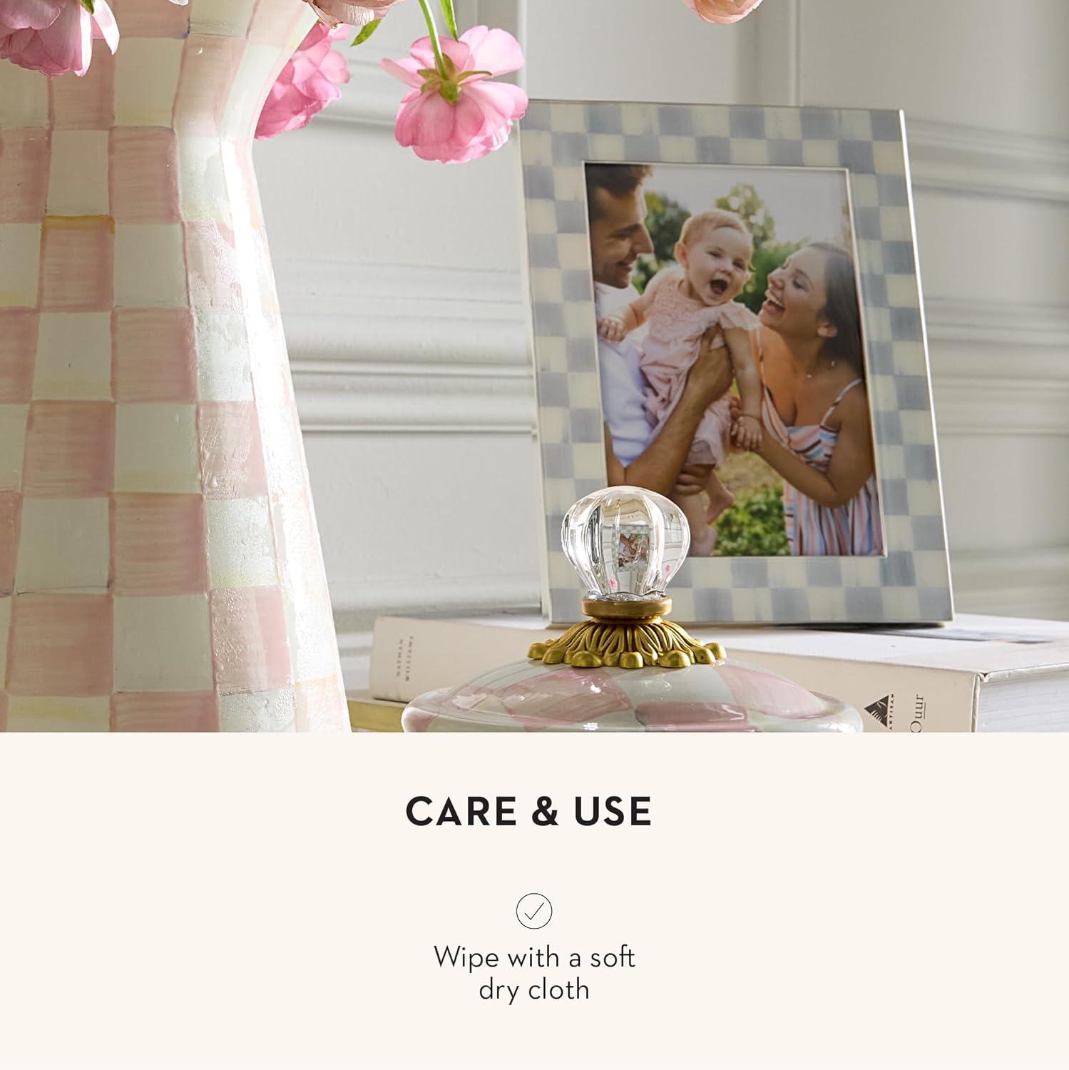 MacKenzie-Childs Sterling Check Plated 5"X7" Frame