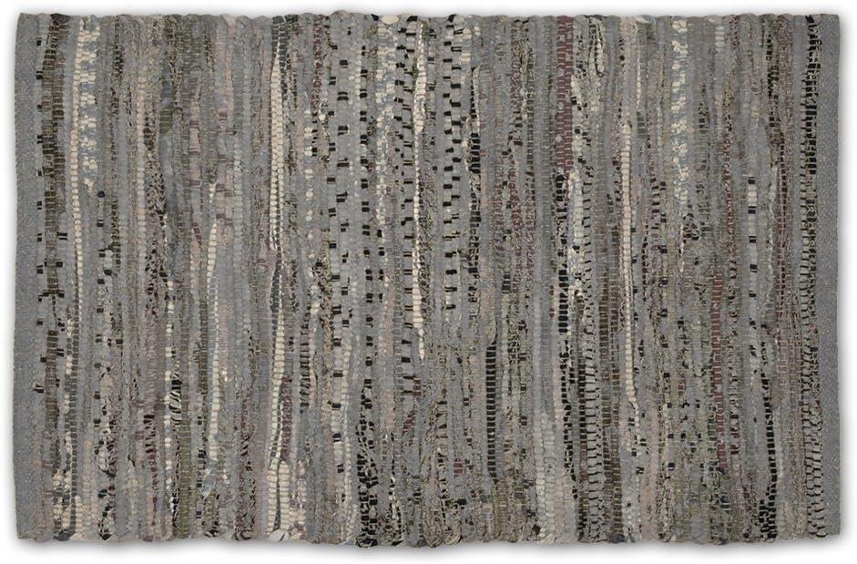 Multicolor Gray Rag Rug 50x80cm