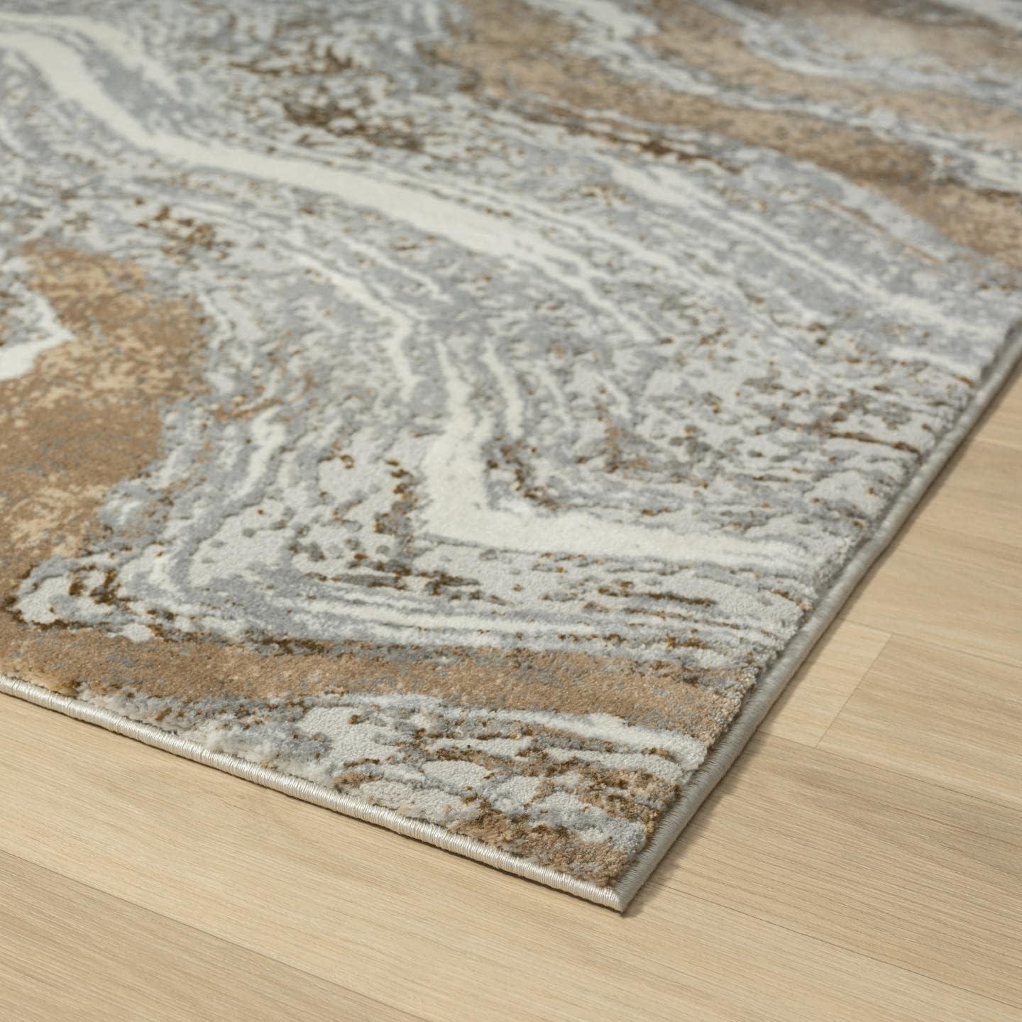 Luxe Weavers Marble Abstract Area Rug