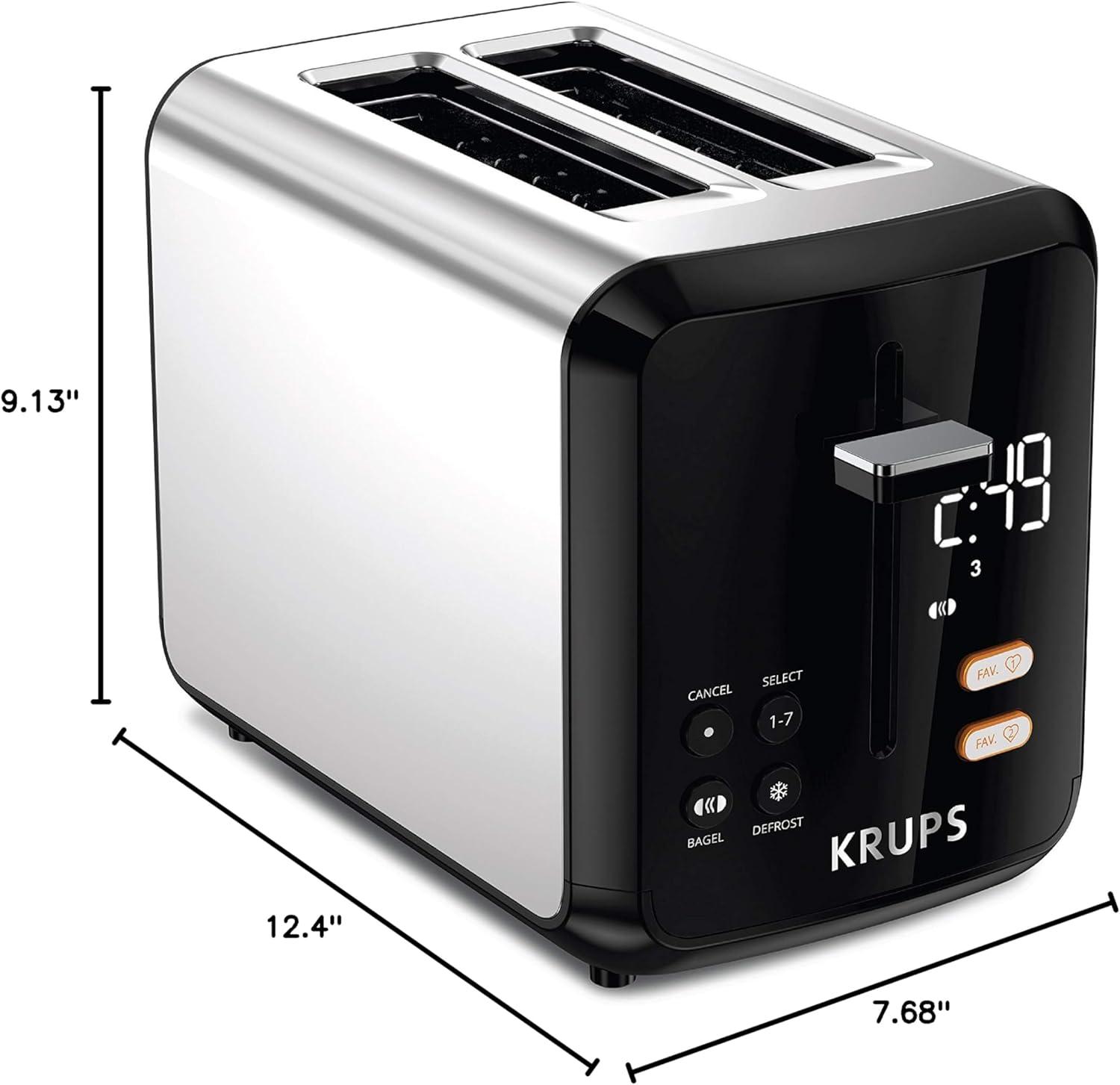 My Memory Digital Stainless Steel 2 Slot Toaster