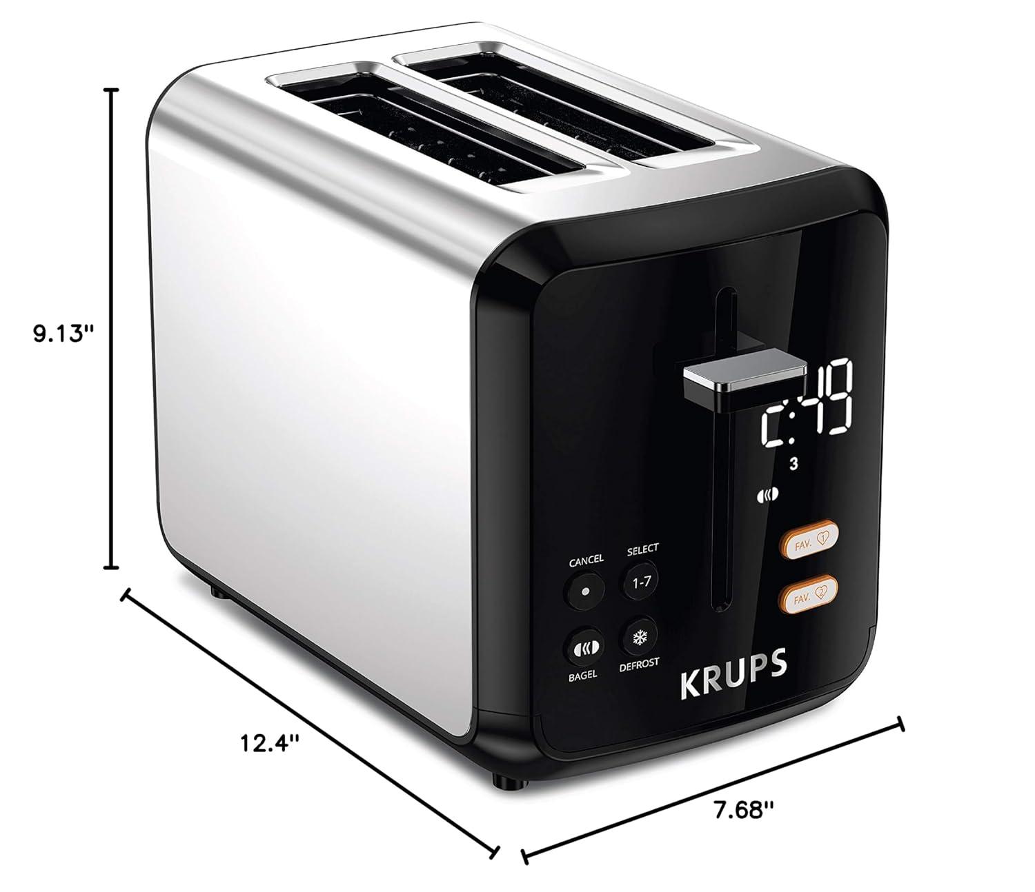 My Memory Digital Stainless Steel 2 Slot Toaster
