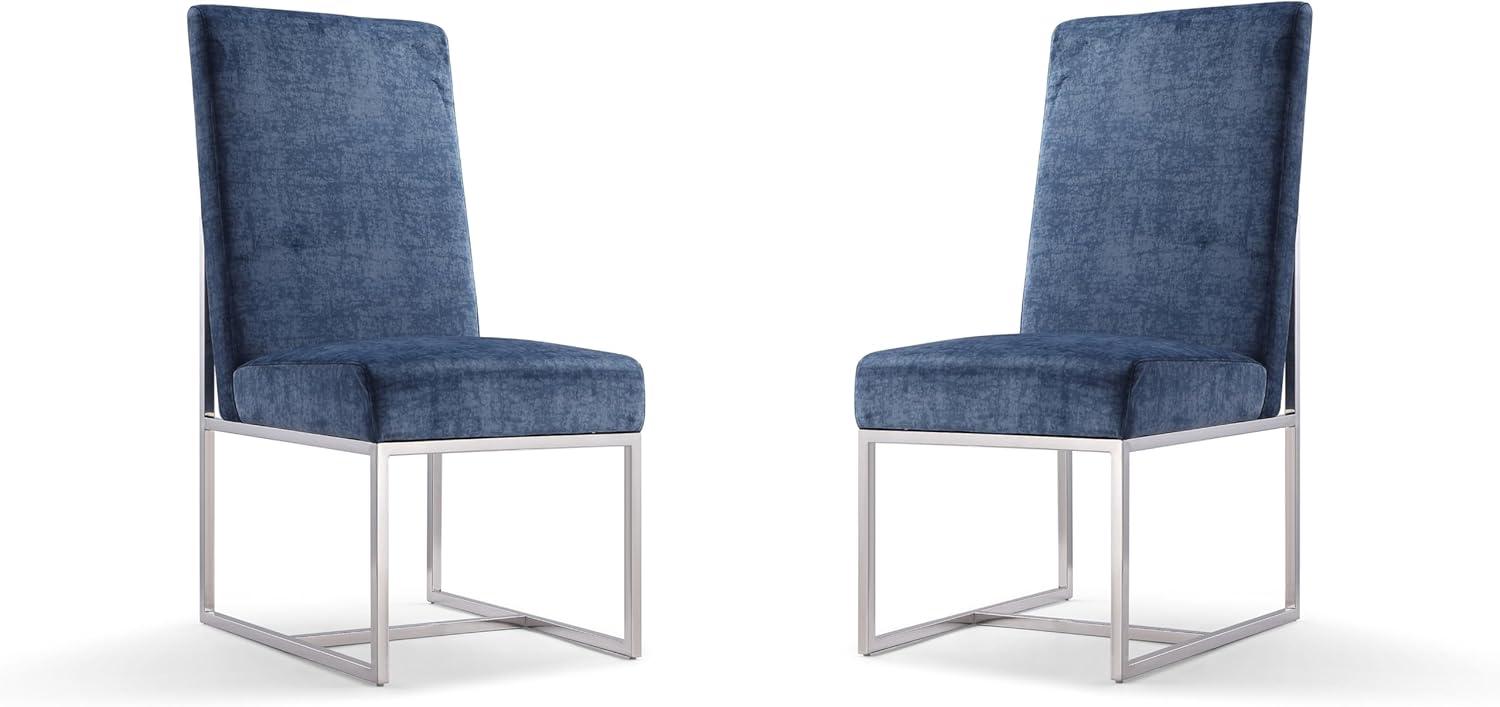 Element Blue Velvet Dining Chair