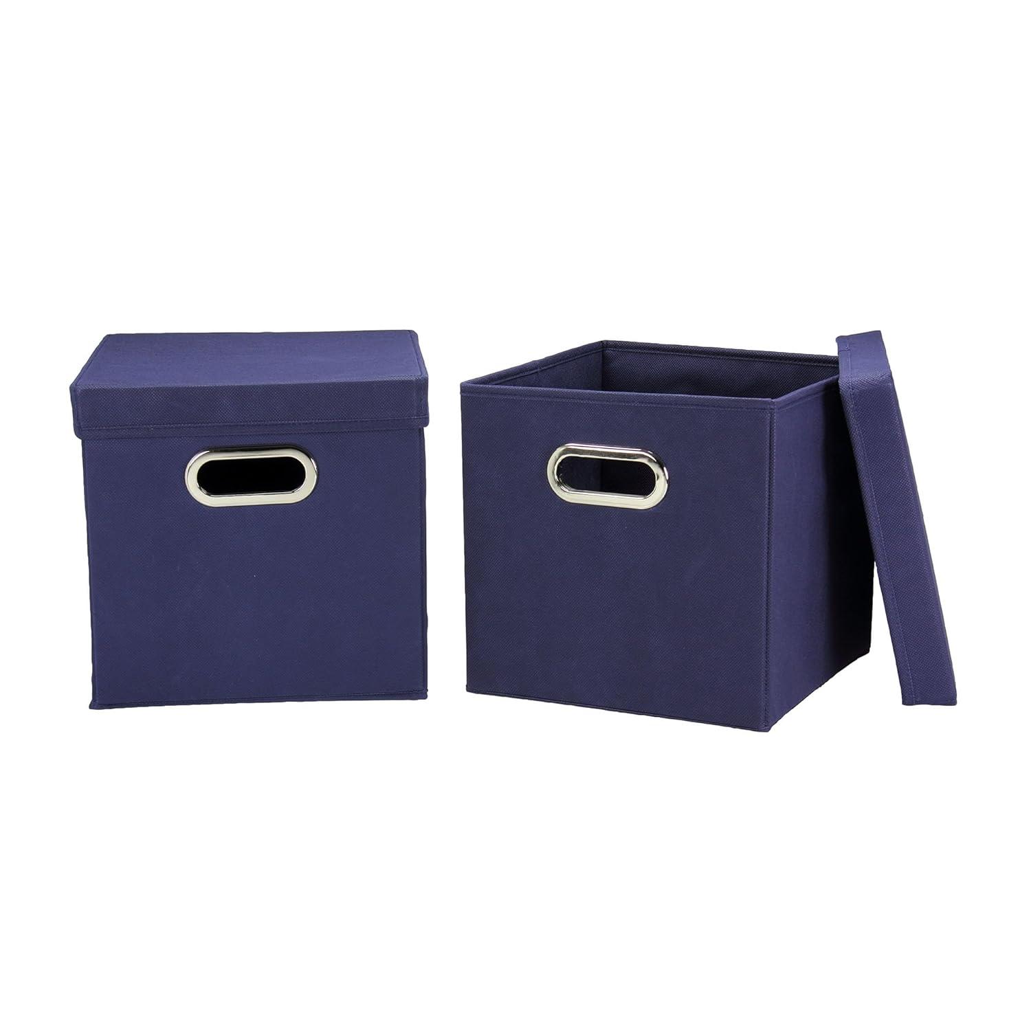 Household Essentials Household Essentials Fabric Decorative Bin (Set of 2)