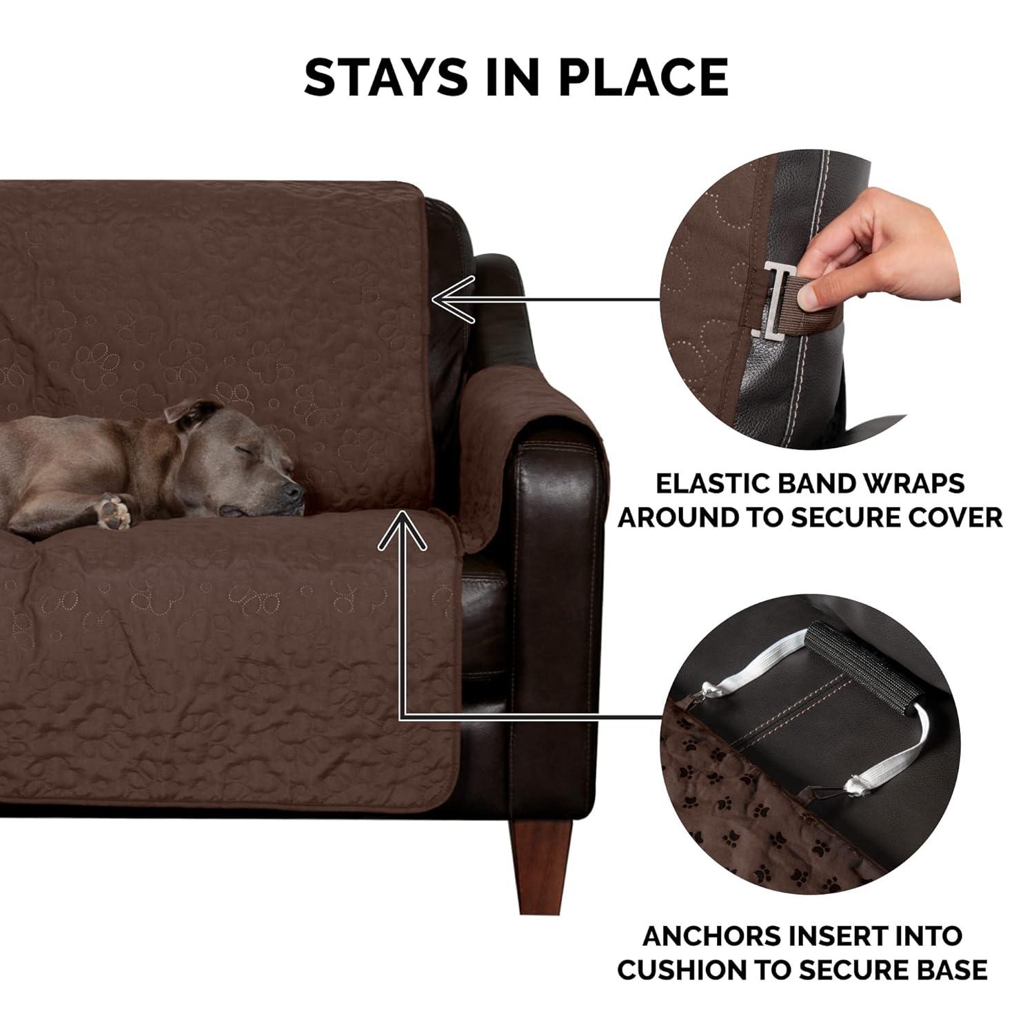 FurHaven Non-Slip Waterproof Sofa Cover Furniture Protector