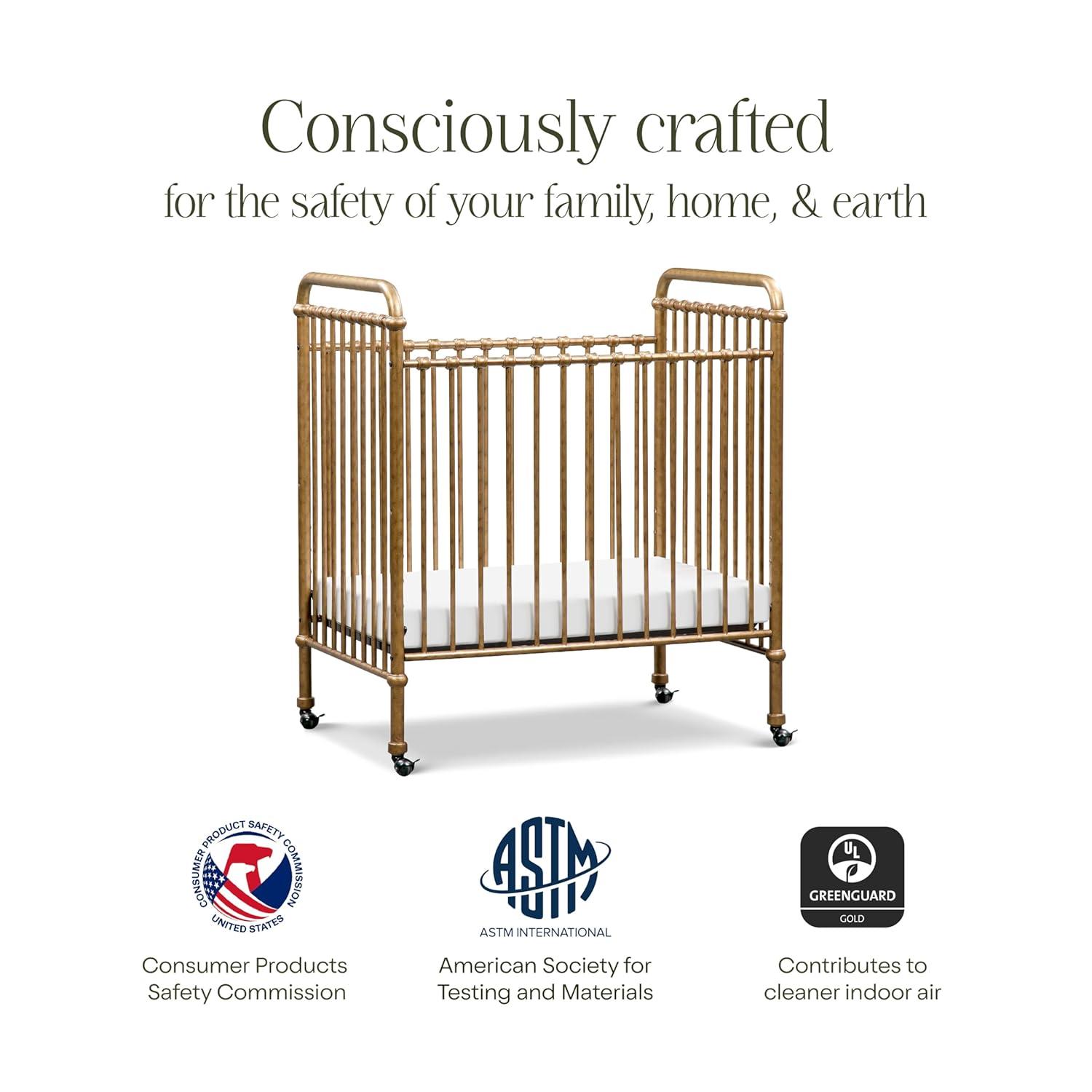 Abigail Greenguard Gold Certified 3 -in-1 Convertible Crib