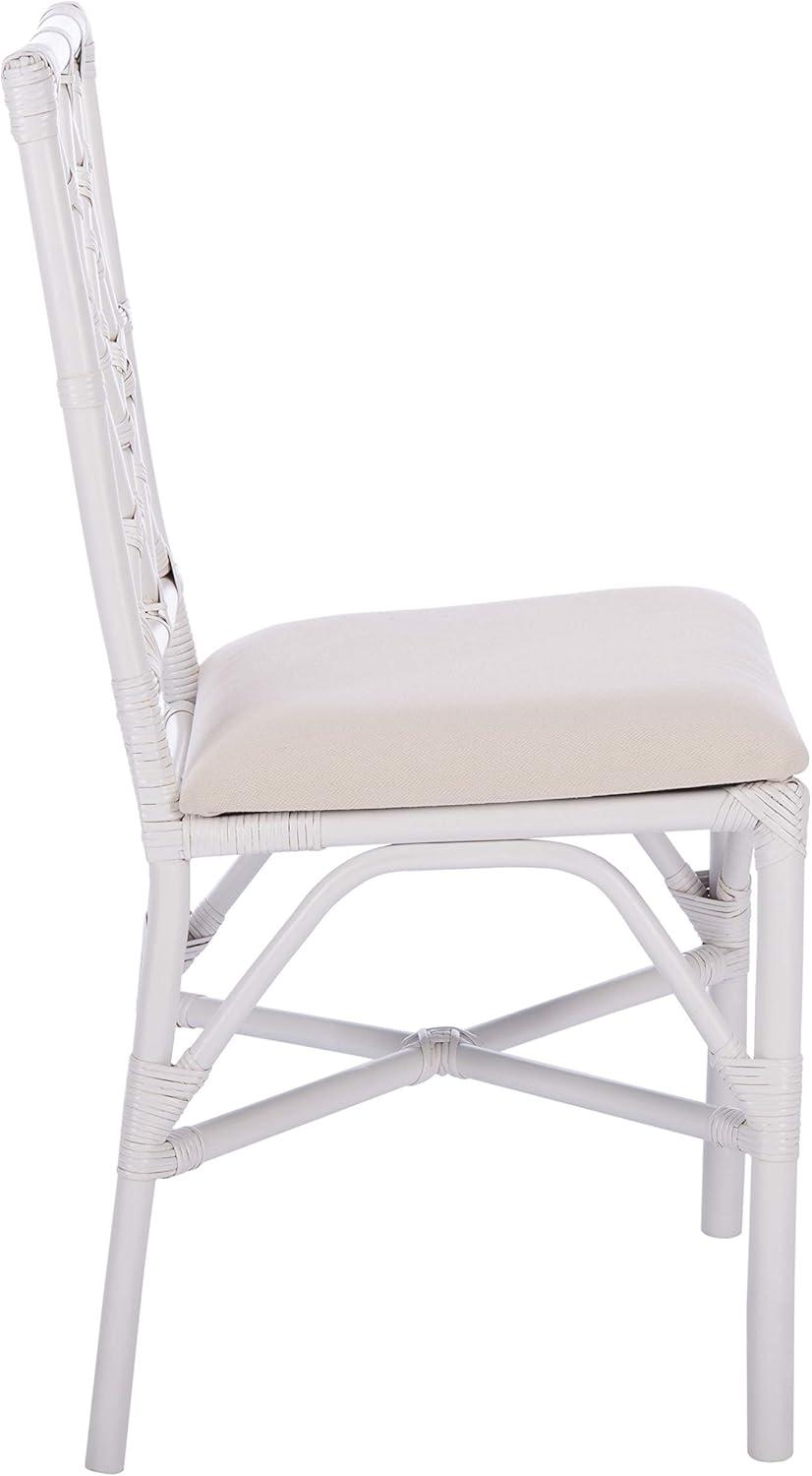 Bhumi Accent Chair W/ Cushion (Set of 2) - ACH6509 - White/White - Safavieh