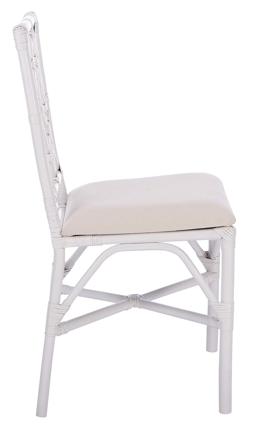 Bhumi Accent Chair W/ Cushion (Set of 2) - ACH6509 - White/White - Safavieh