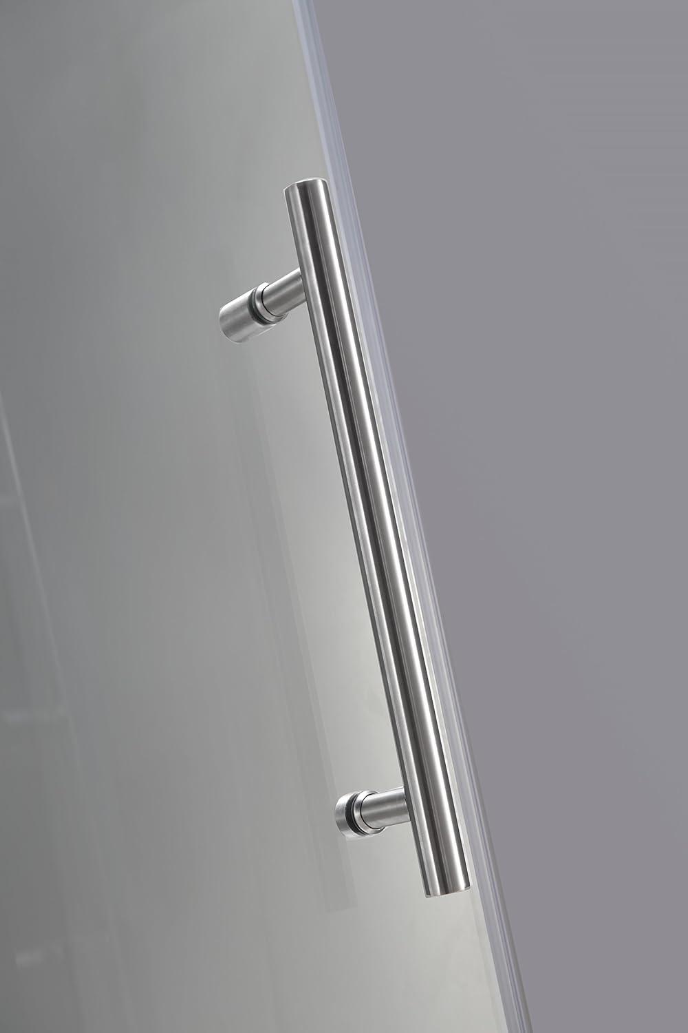 Langham 60" H Single Sliding Frameless Tub Door