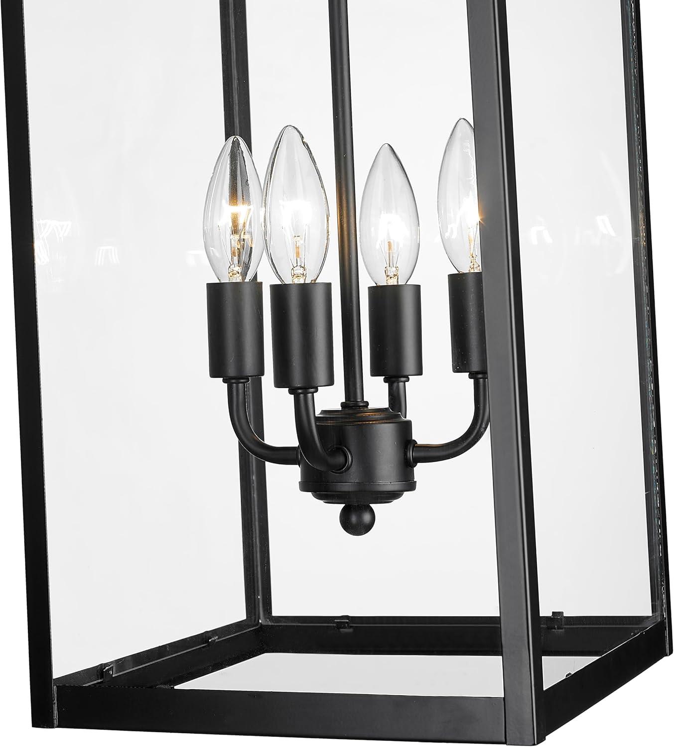 Millennium Lighting 42605 Barkeley 4 Light 11" Wide Outdoor Pendant - Black