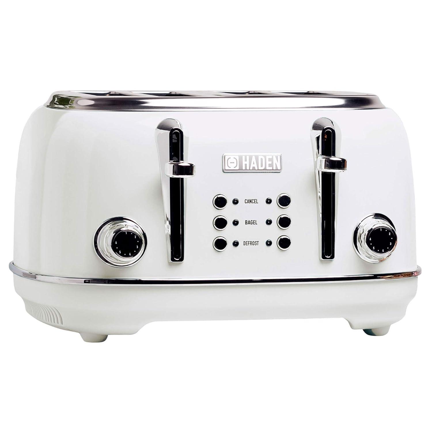 HADEN Heritage Ivory 4-Slice Toaster