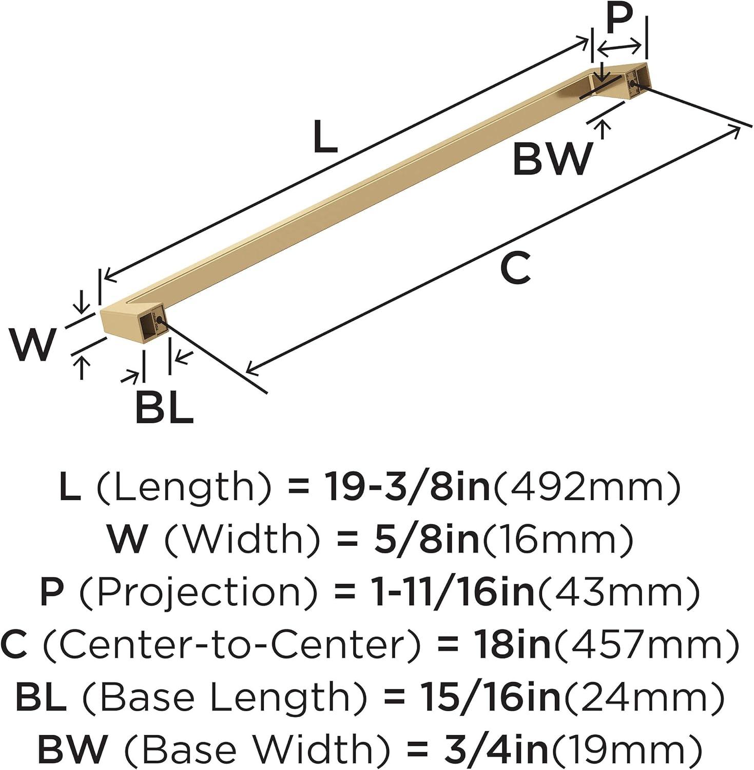 Blackrock 18" Center to Center Appliance Pull