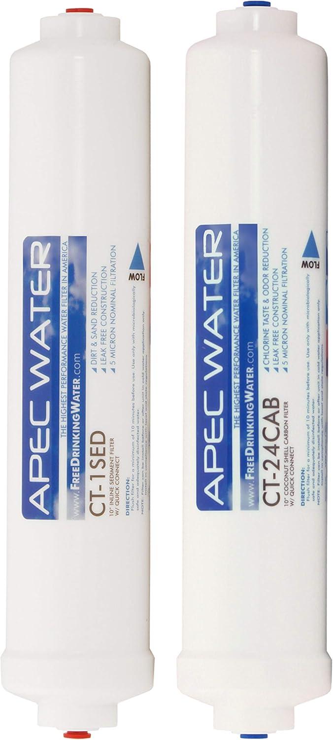 APEC High Capacity 10" Countertop Reverse Osmosis Replacement Filters