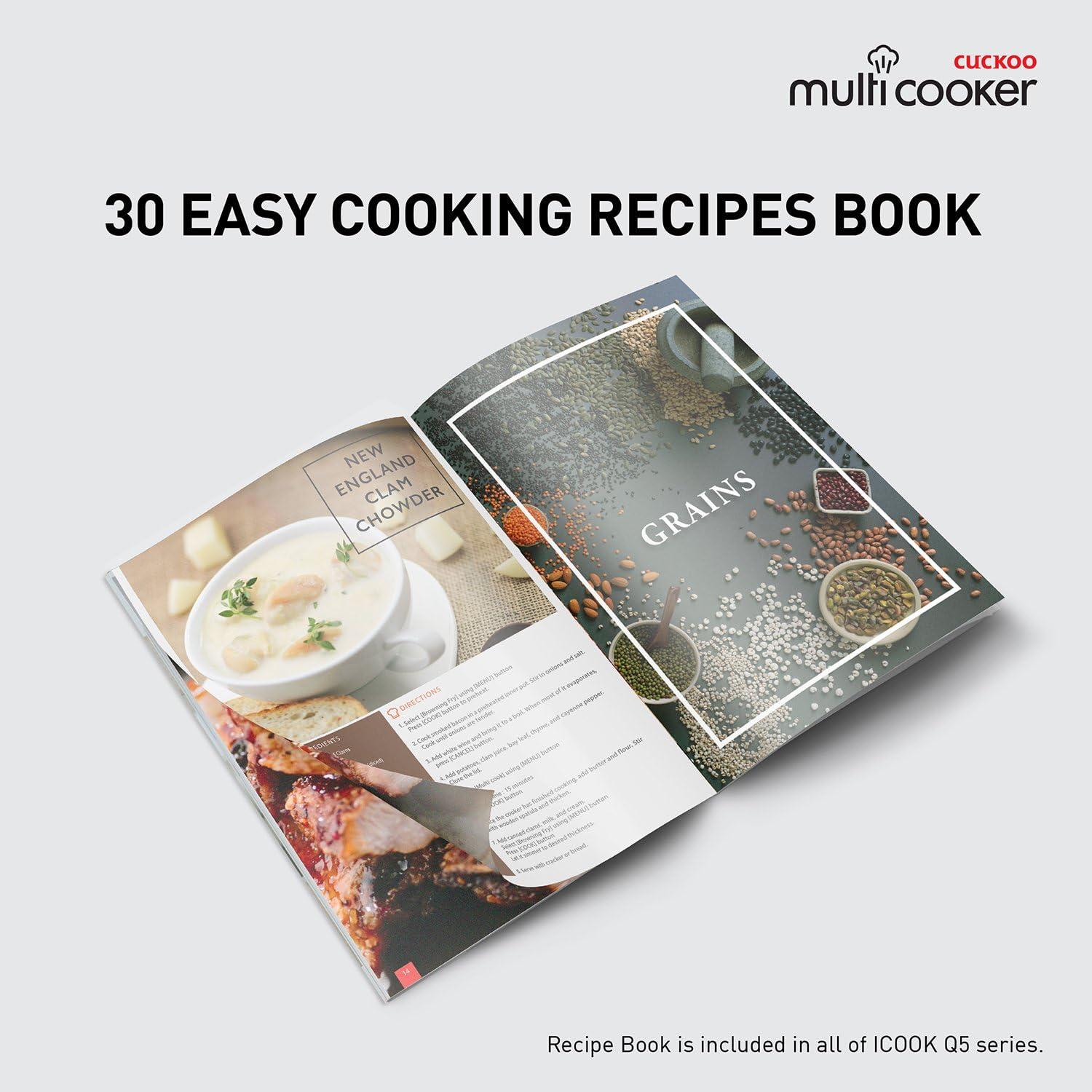 Cuckoo Electronics CUCKOO CMC-QSB501S 5QT Electric Pressure Cooker with 10 Menu Options and Stainless Steel Pot