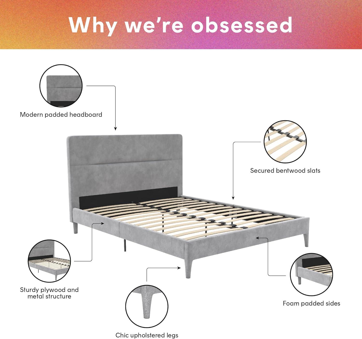 CosmoLiving by Cosmopolitan Westerleigh Upholstered Platform Bed