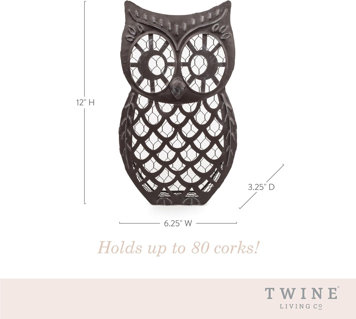 Twine Wise Owl Cork Collector