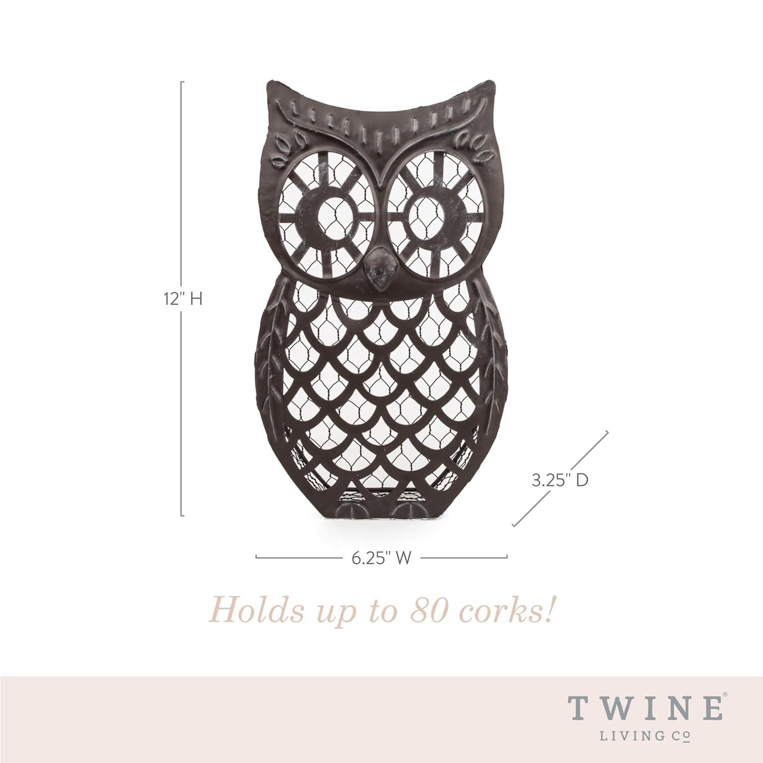 Twine Wise Owl Cork Collector