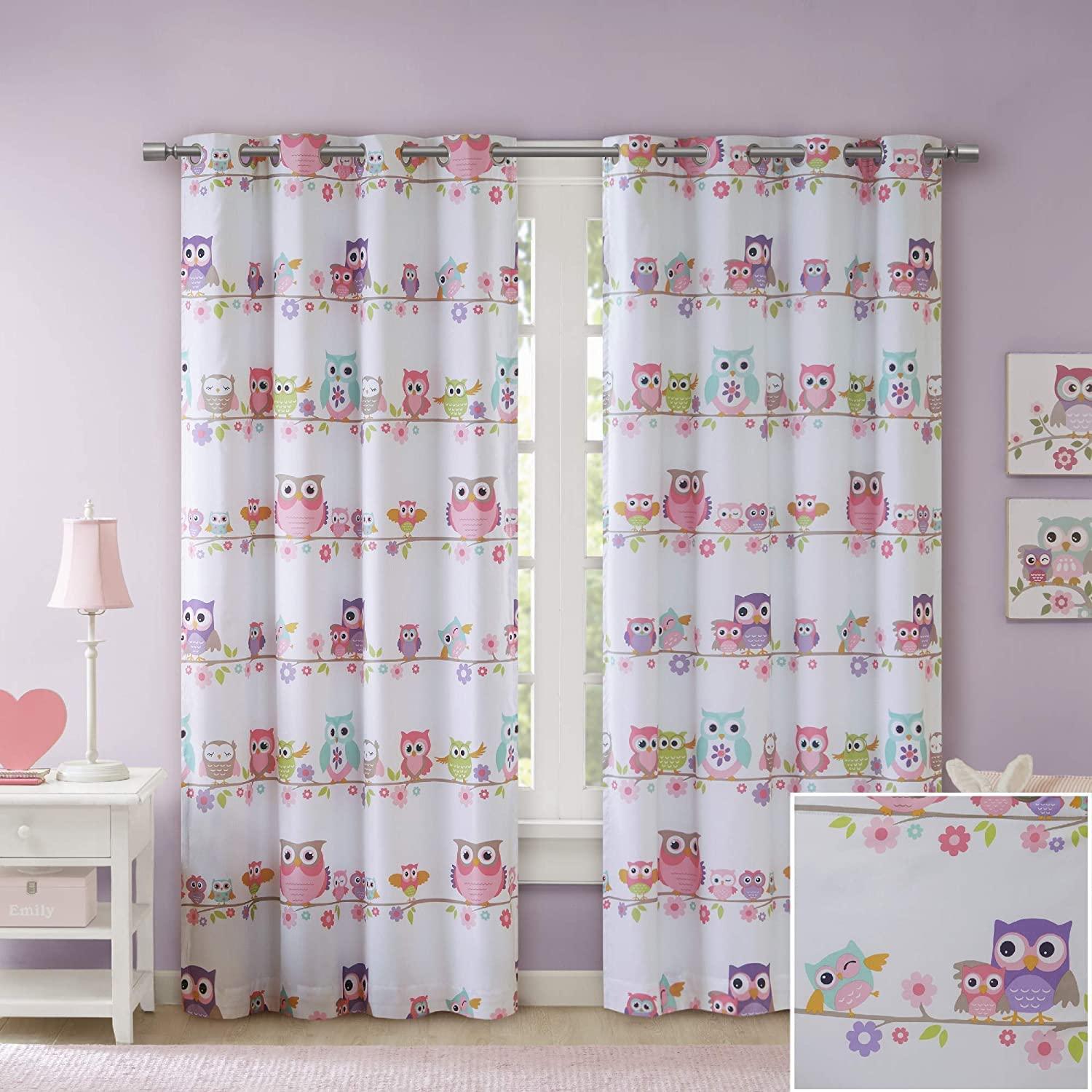 Intelligent Design Kids Wildlife Max Blackout Thermal Grommet Single Curtain Panel