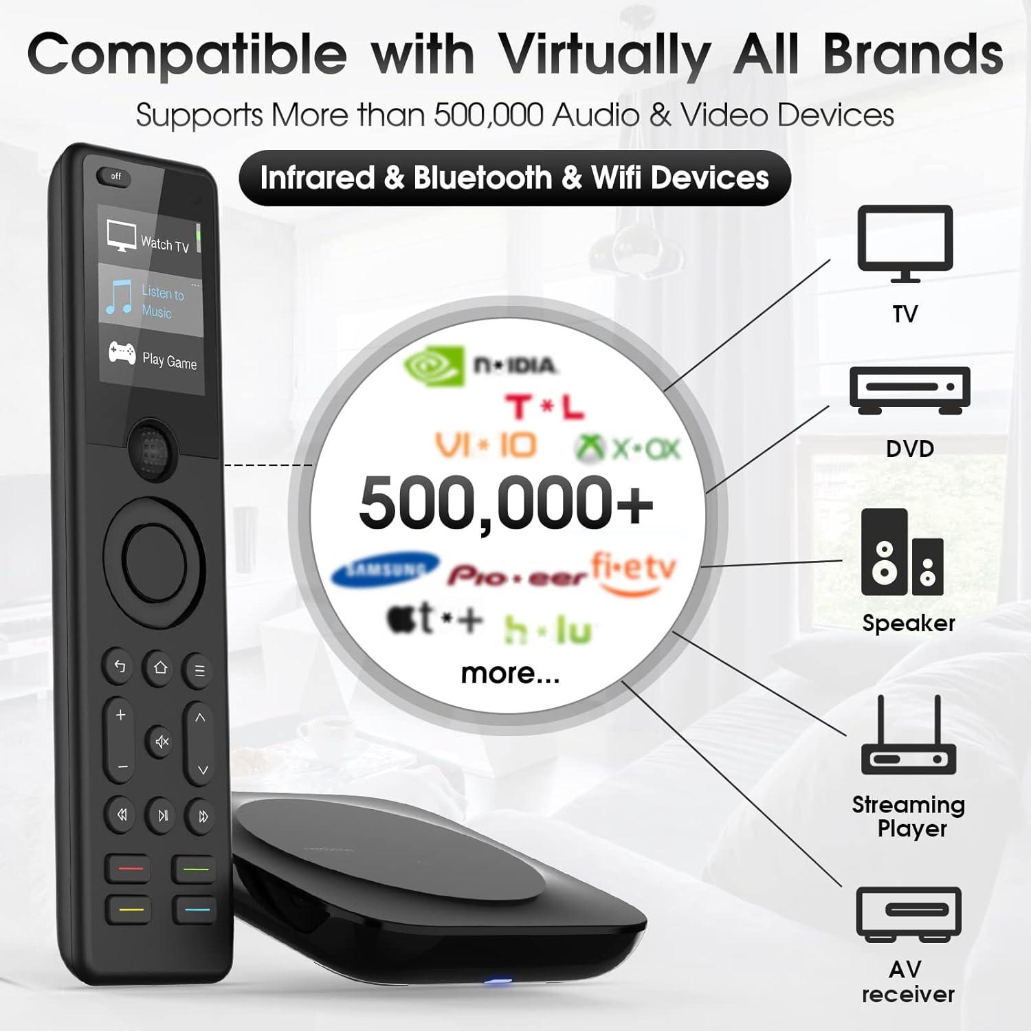SofaBaton X1 Universal Remote with Hub Compatible with Alexa for TVs DVDs