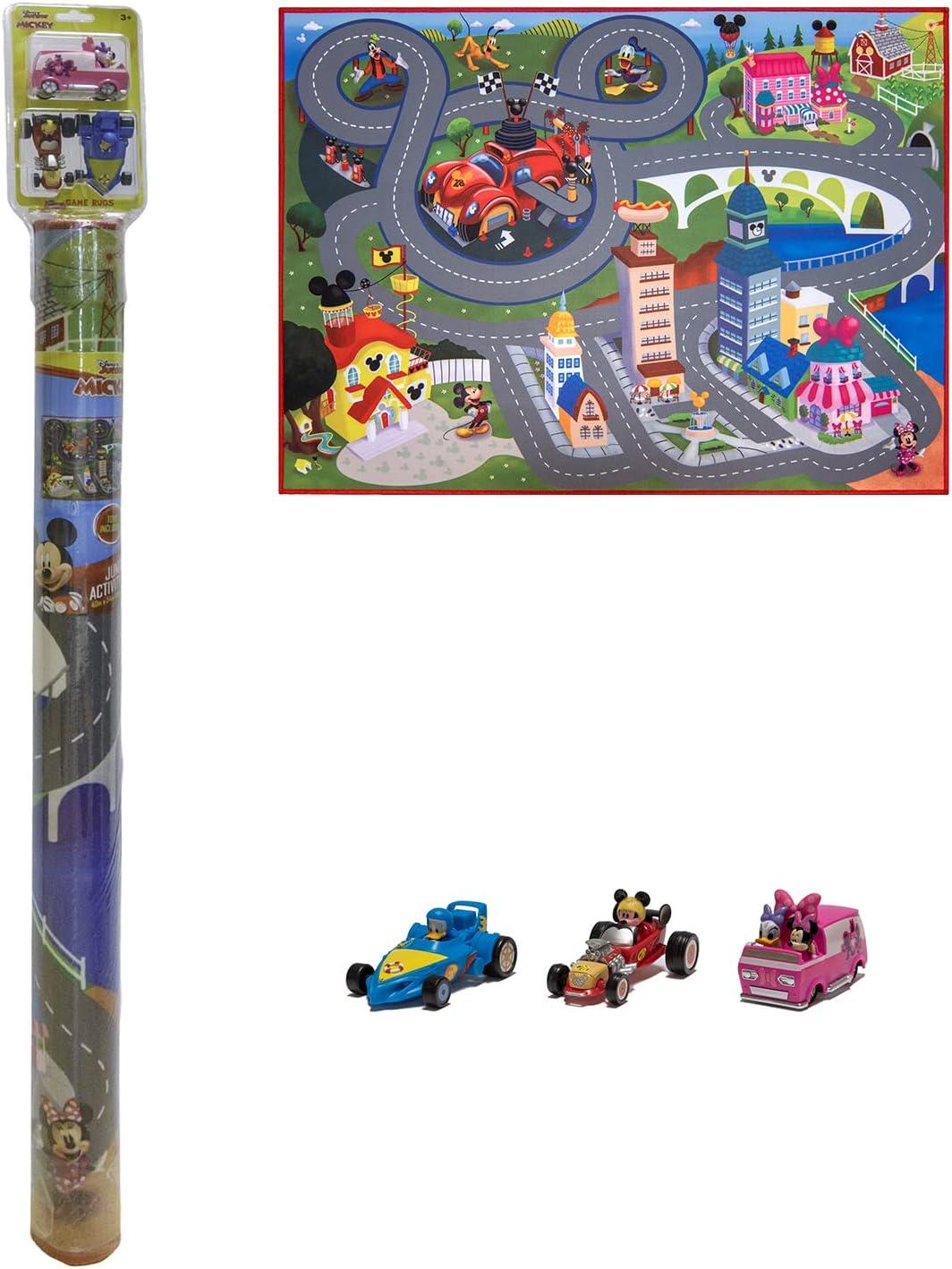 Gertmenian Disney Game Rug Mickey Mouse and Friends Kids Toys Throw Area Carpet