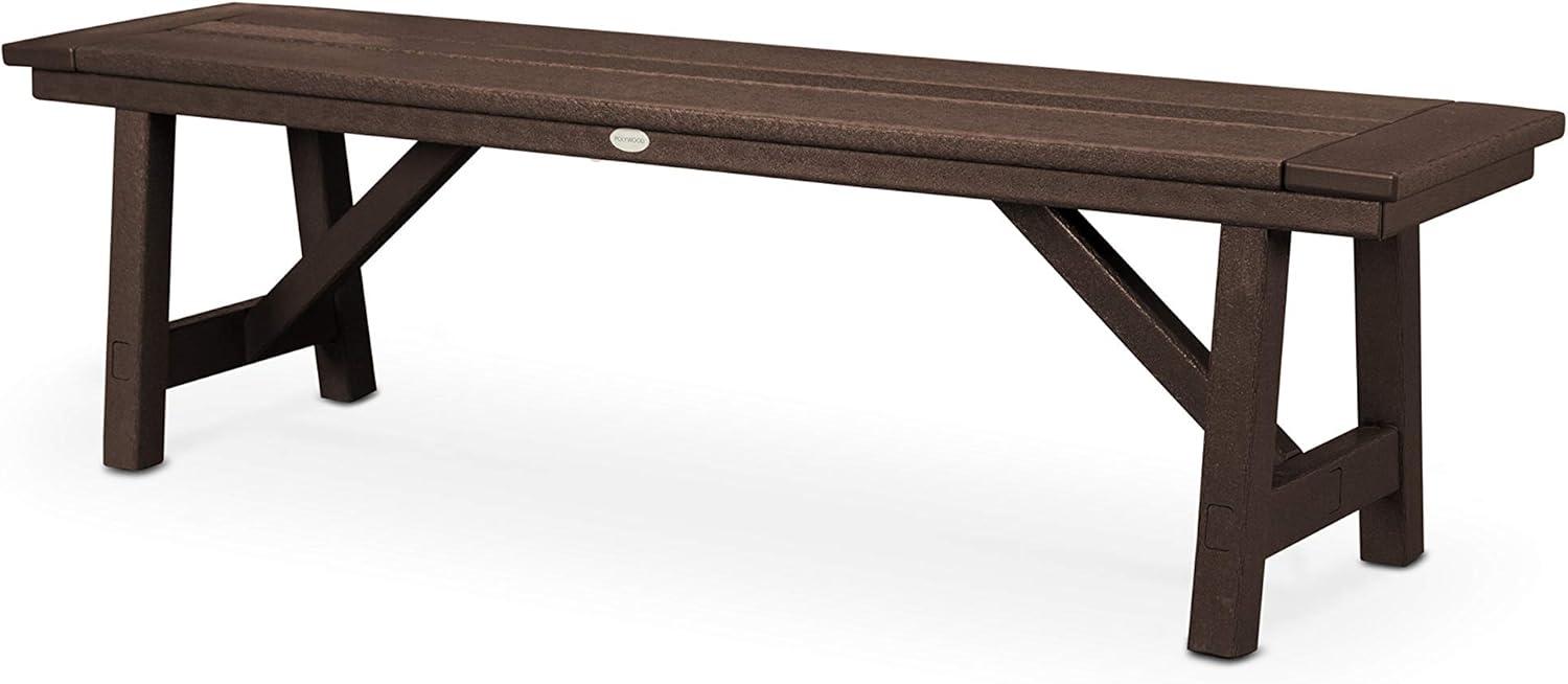 Rustic Farmhouse 60" Backless Bench