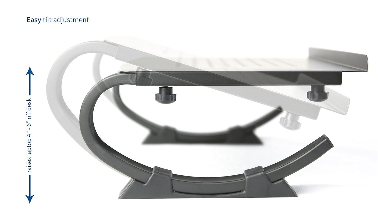Vivo Black Laptop Desk Stand