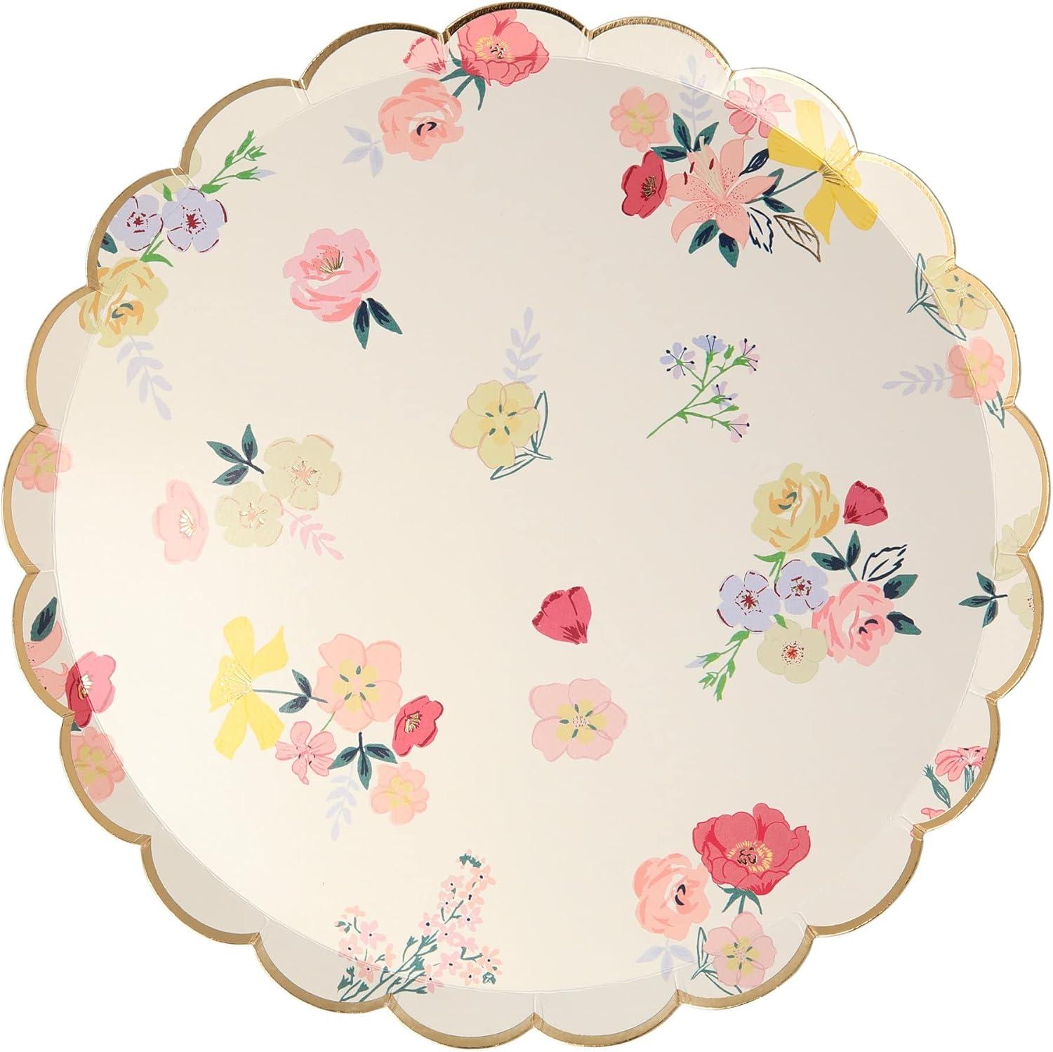 Meri Meri English Garden Side Plates (Pack of 8)