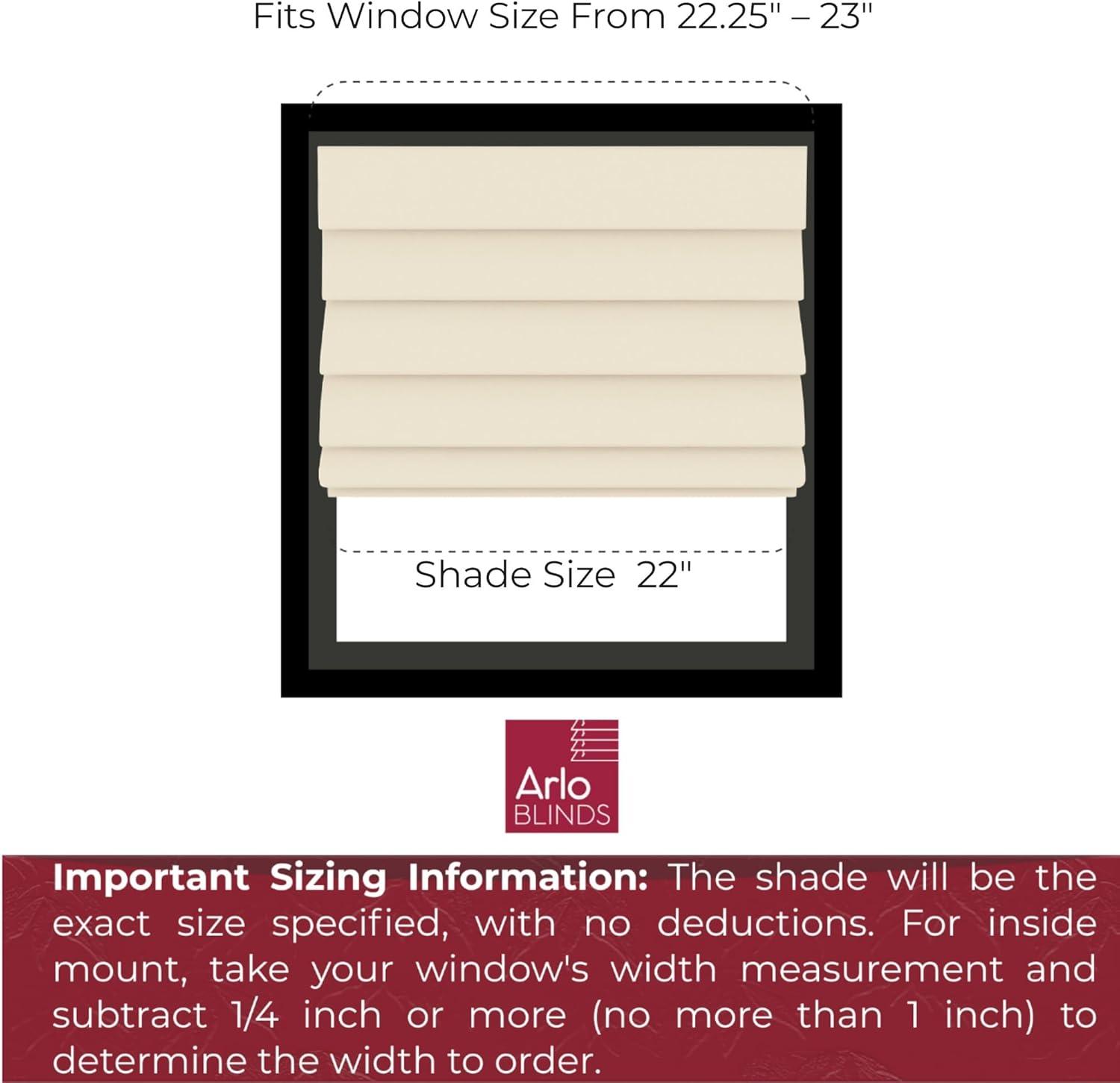 Arlo Blinds Semi Sheer Roman Shade