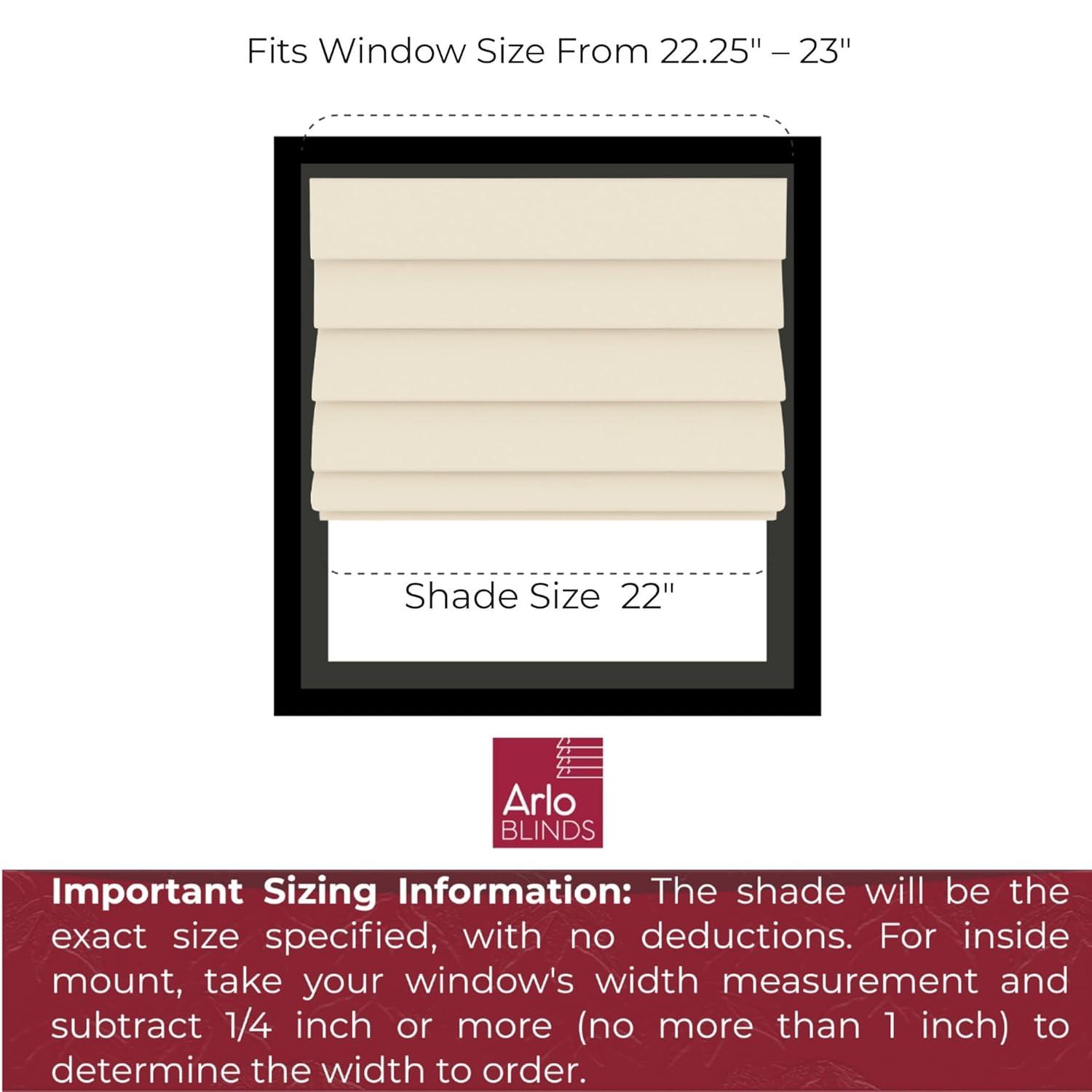 Arlo Blinds Semi Sheer Roman Shade