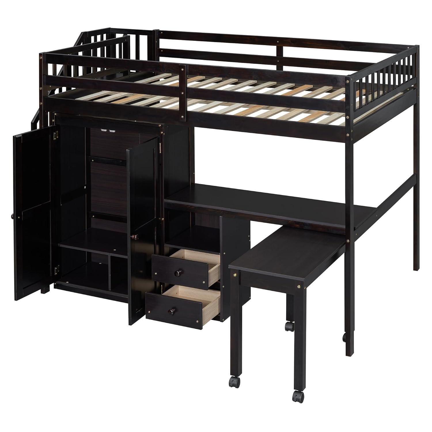 Reprise Designs Desk & Wardrobe – Space-Saving Multifunctional Loft Bed