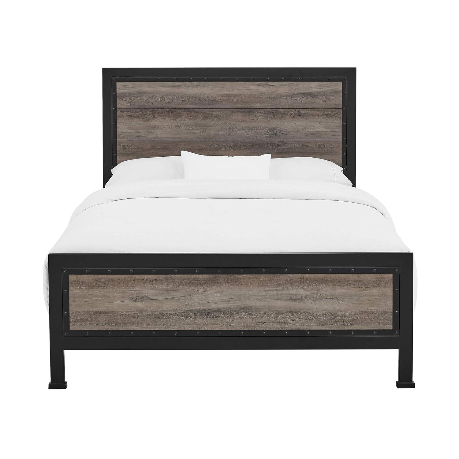 HumbleNest Countryside Modern Rustic Panel Bed