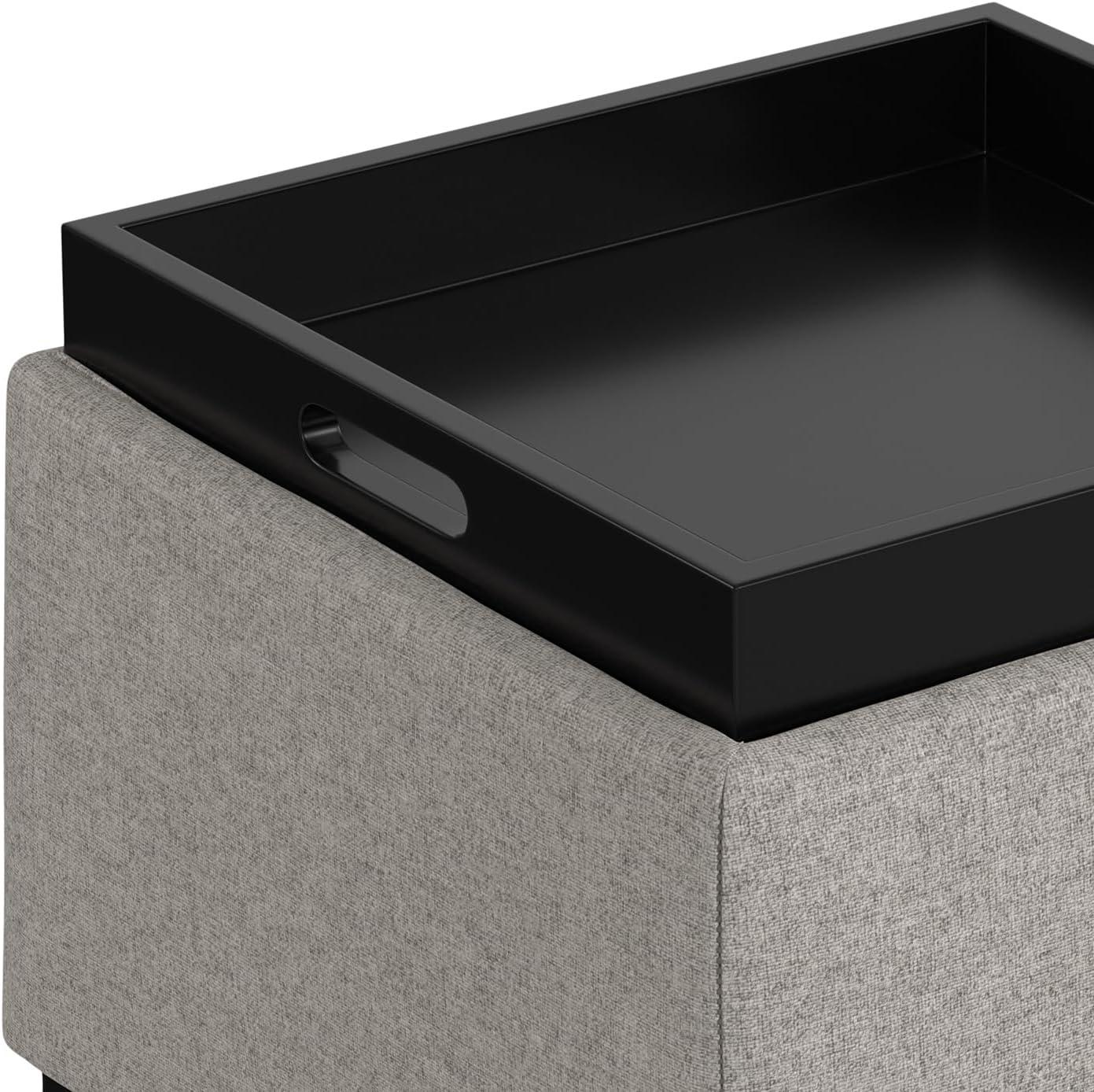 Natasha Storage Ottoman With Tray