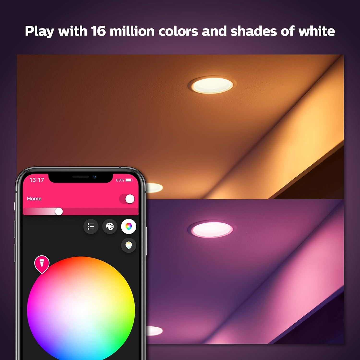 Philips Hue Downlight 4" White and Color Ambiance