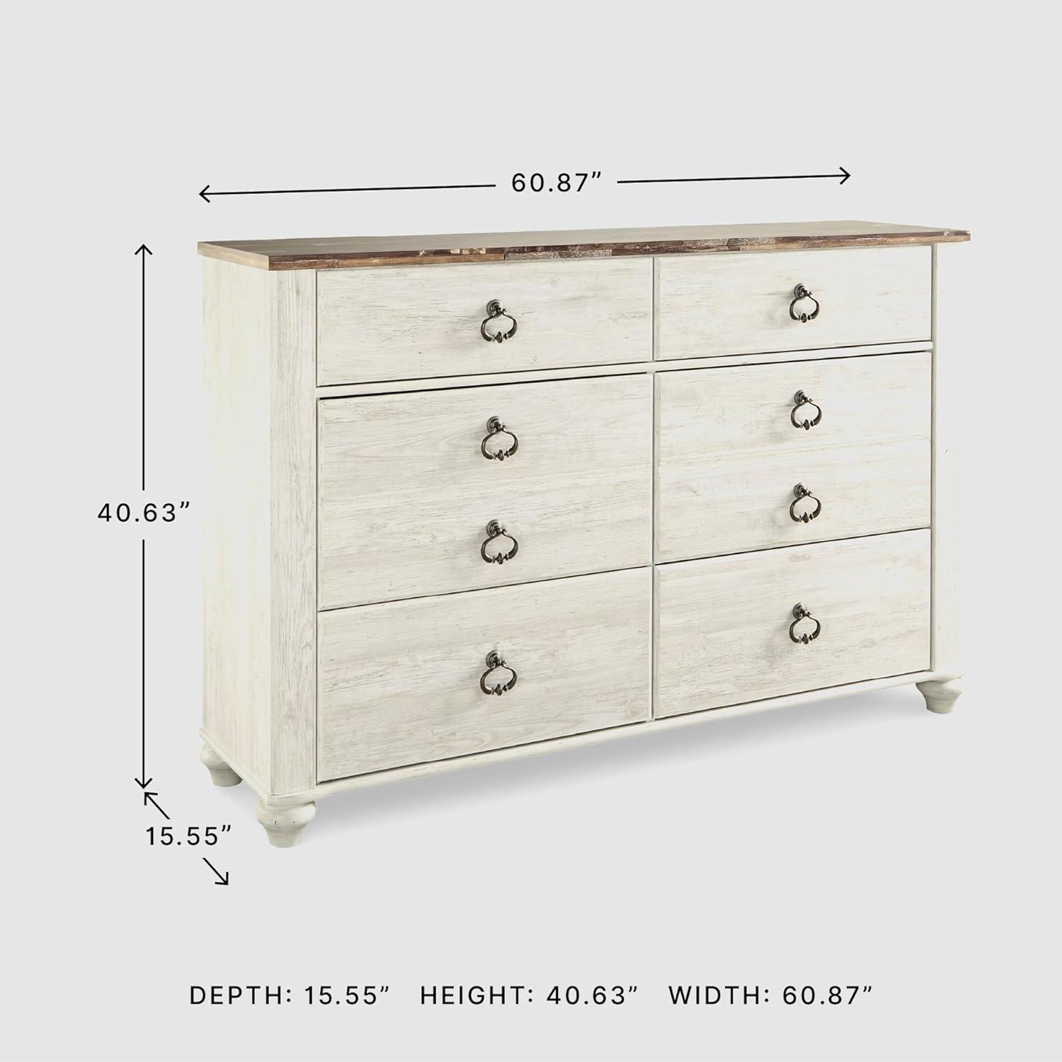 Barzan 60.94'' W 6 - Drawer Dresser