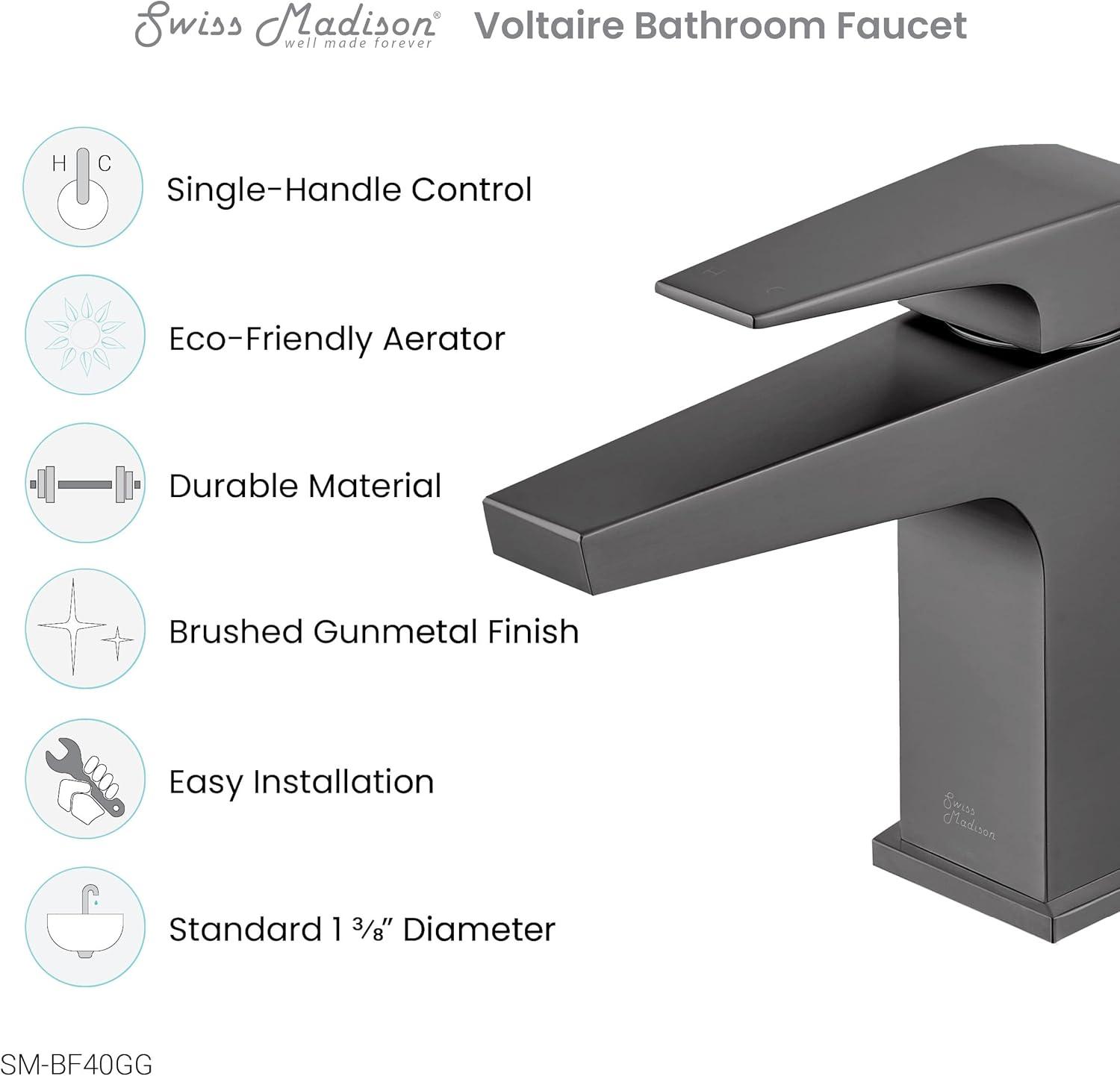 Voltaire Single Hole, Single-Handle, Bathroom Faucet