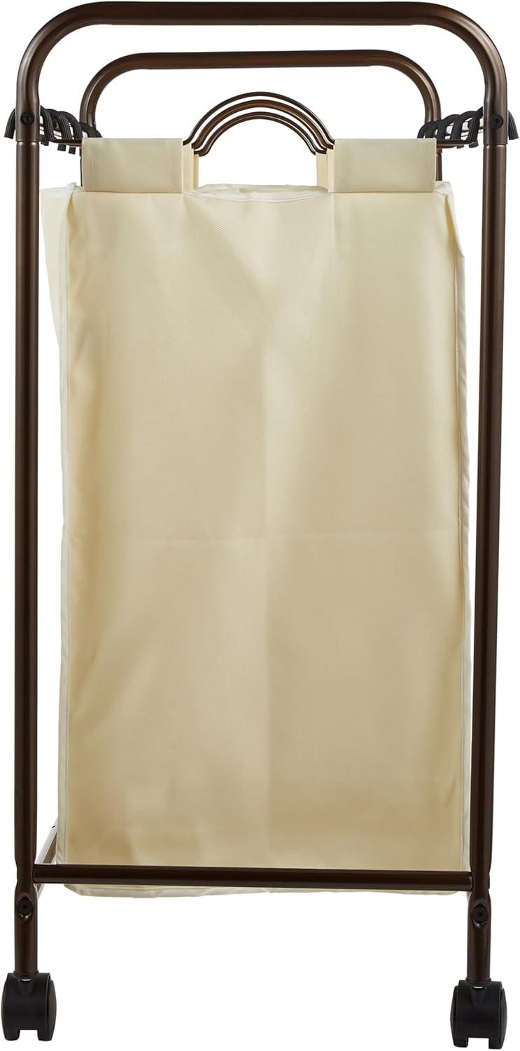 Rolling Laundry Sorter, 4 Bag Laundry Sorter Cart with Washable and Removable Bags