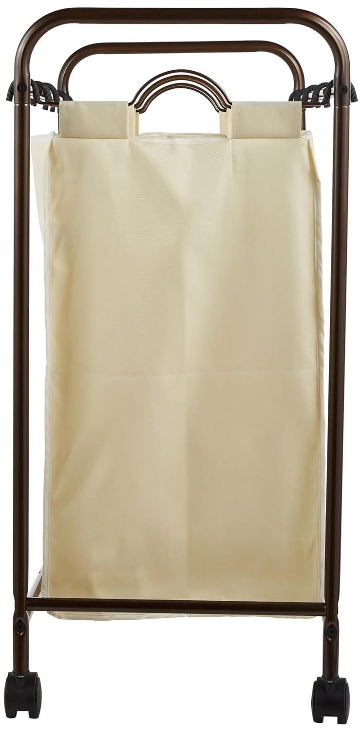 Rolling Laundry Sorter, 4 Bag Laundry Sorter Cart with Washable and Removable Bags