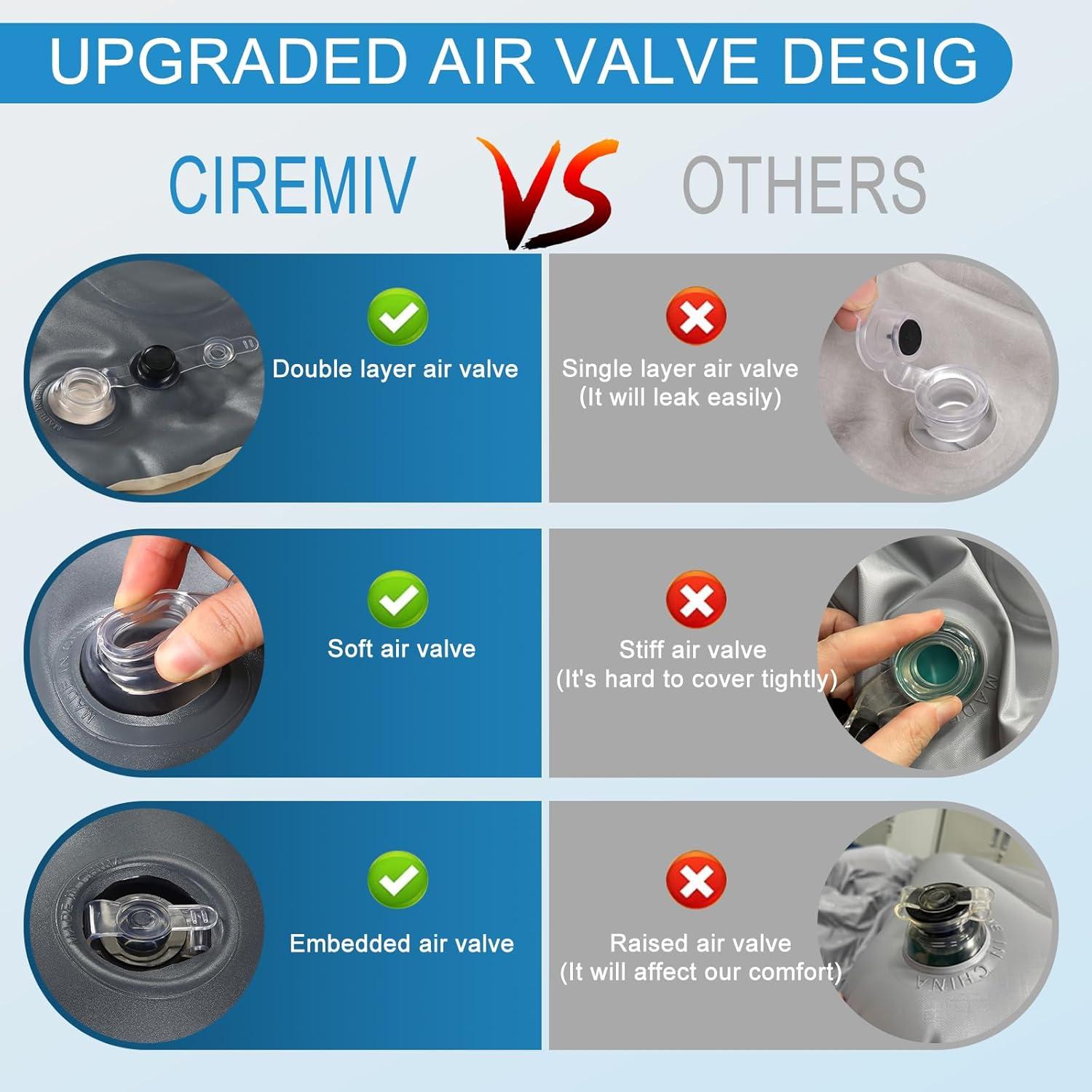 Car Bed with The Most Complete Sleeping Accessories|Leakproof Comfortable Durable Car Mattress|Built-in Pillow with Pump Air Mattress|for SUV Minivan Mpv Road Trip Inflatable Bed