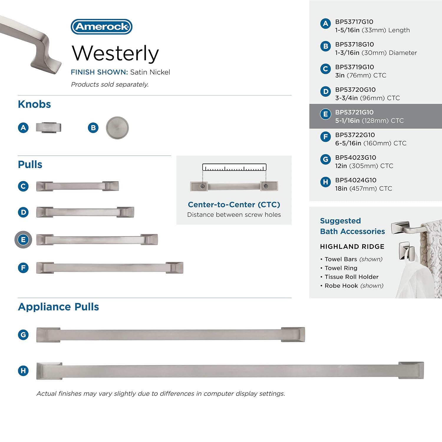 Amerock Westerly Bar Pull