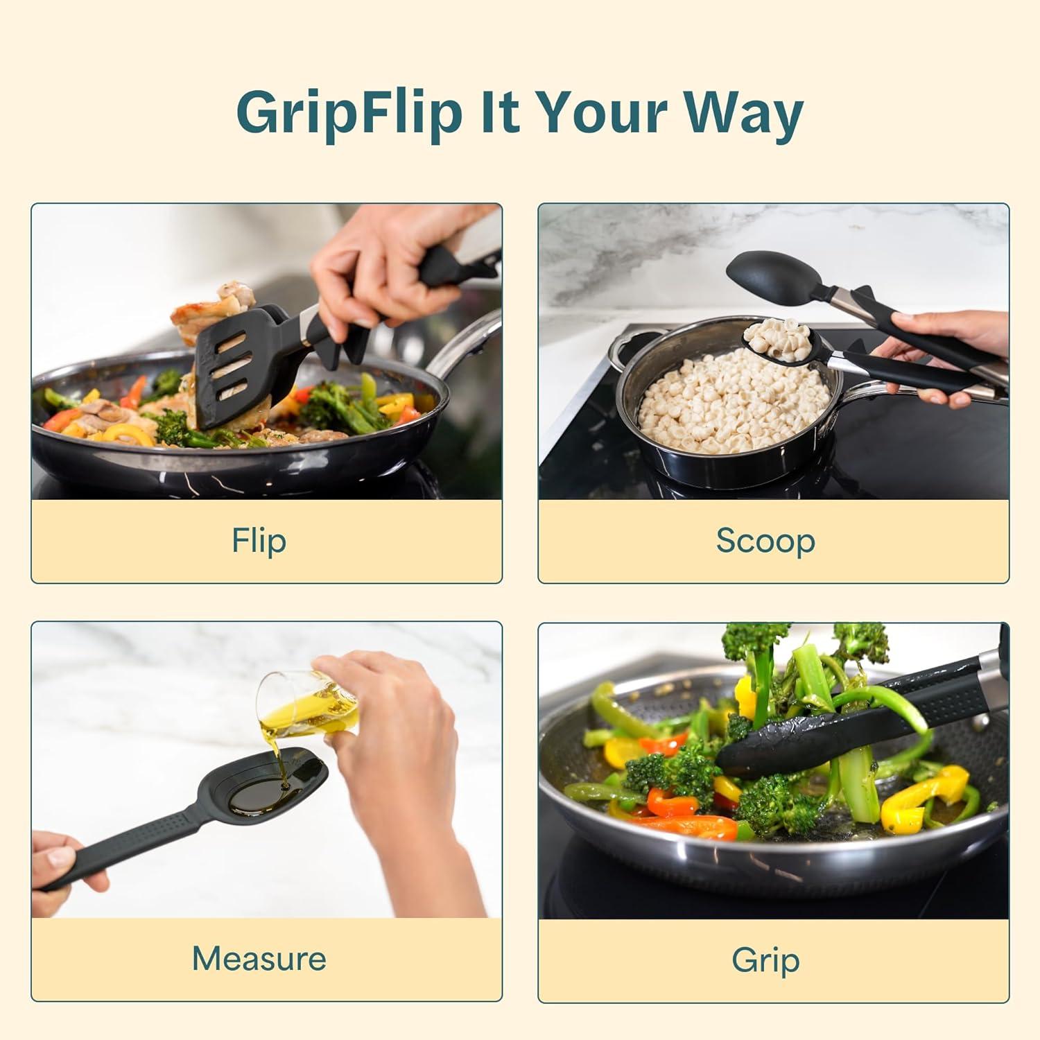 GripFlip, 3 in 1 Kitchen Utensil