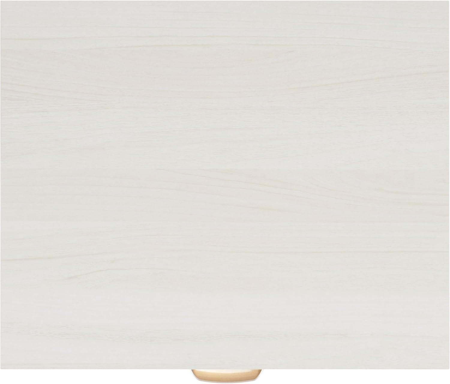 Irelia 2 Drawer Nightstand - Bleached White/Natural - Safavieh