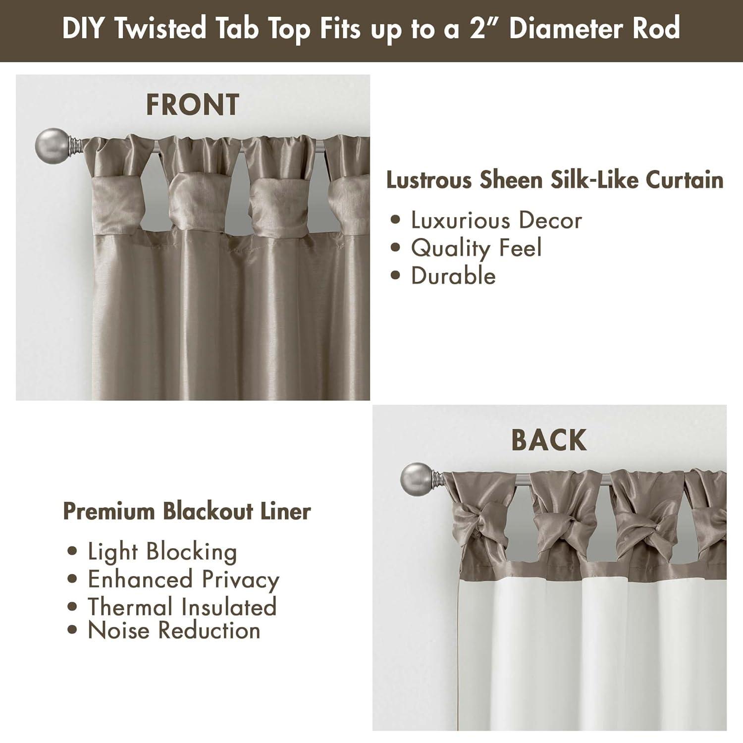 Madison Park Rivau Light-Filtering Single Curtain Panel