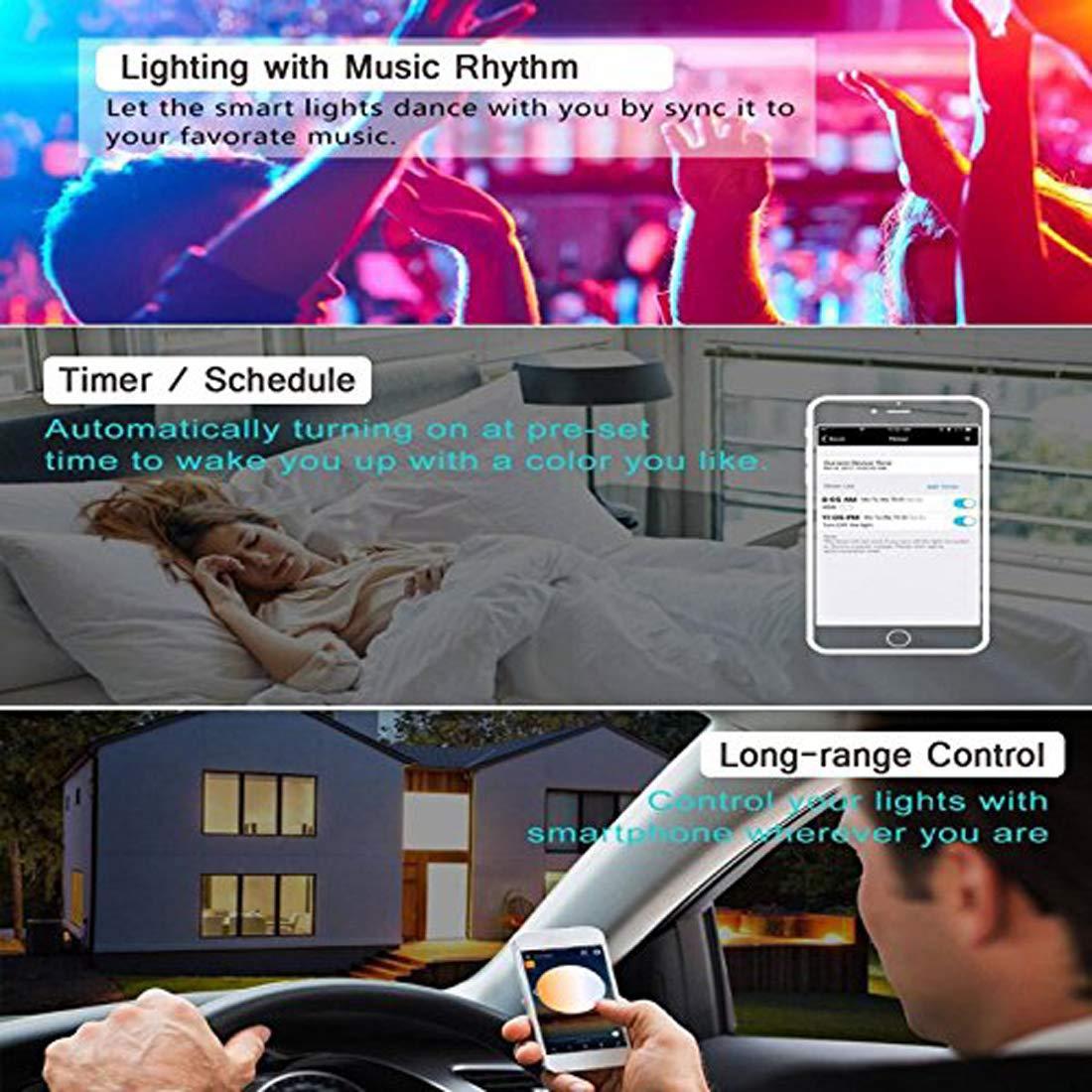 Smart Single color LED lights Strip Controller WiFi Bluetooth light 5050 2835 Control box compatible with alexa google home siri(3)