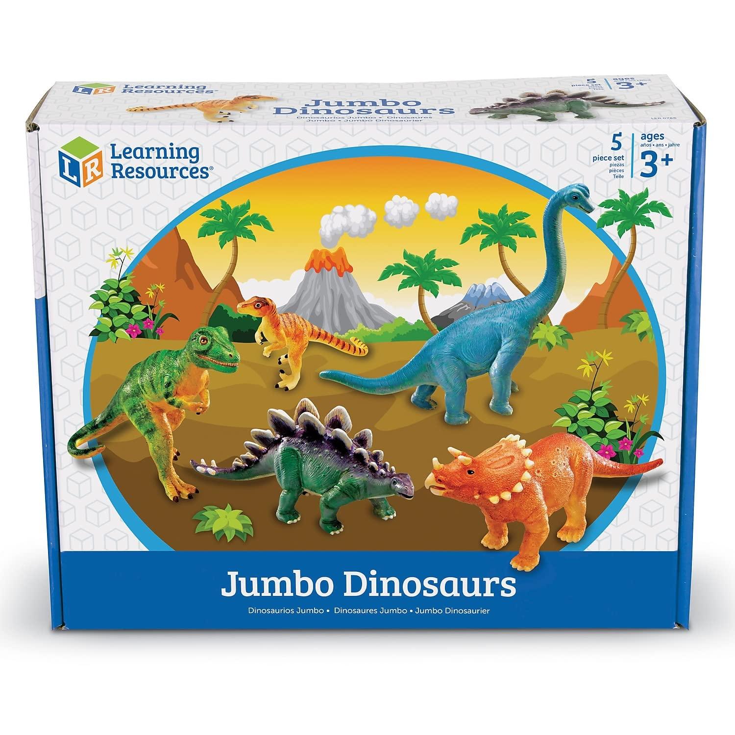 Learning Resources Jumbo Dinosaurs, Set Of 5